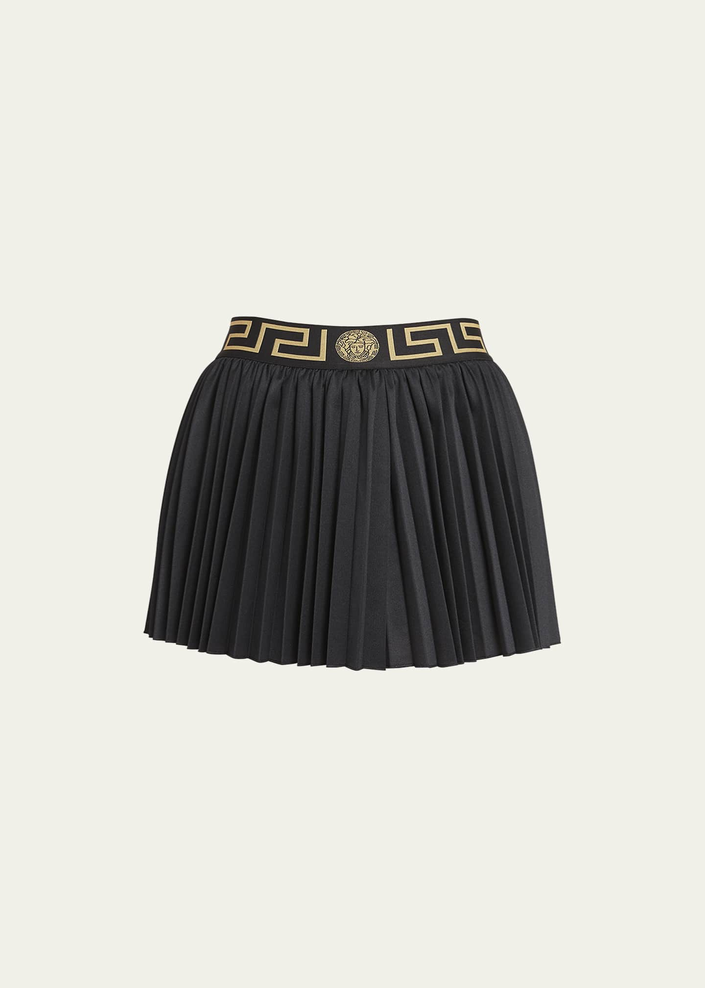 Black Pleated Tennis Skirt