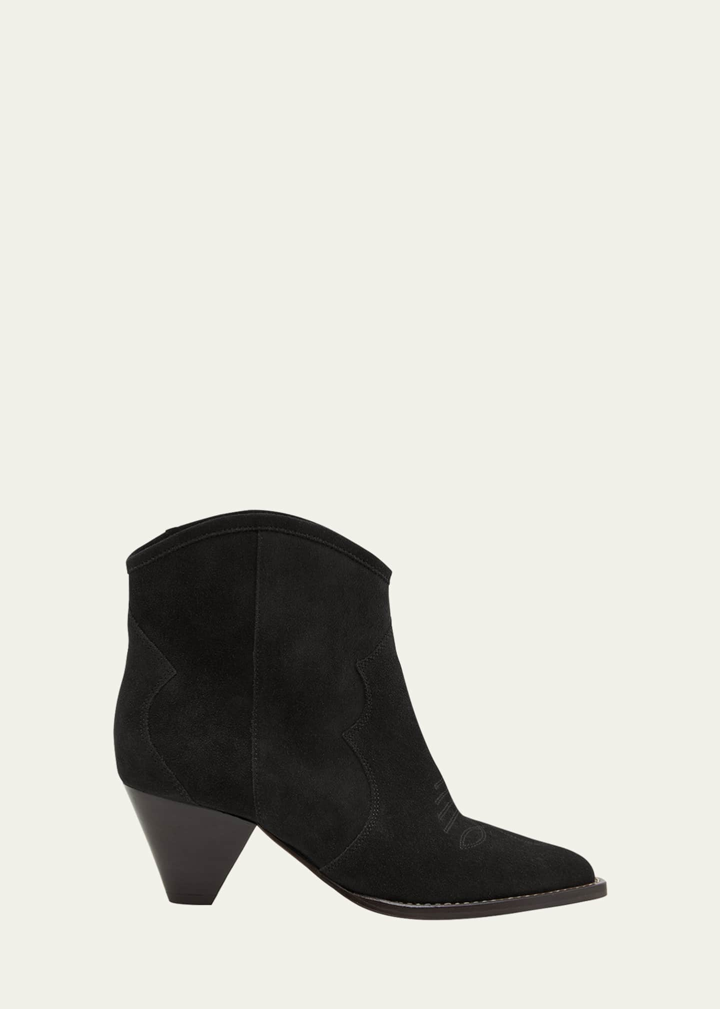 Isabel Marant Darizo Suede Western Booties - Bergdorf Goodman