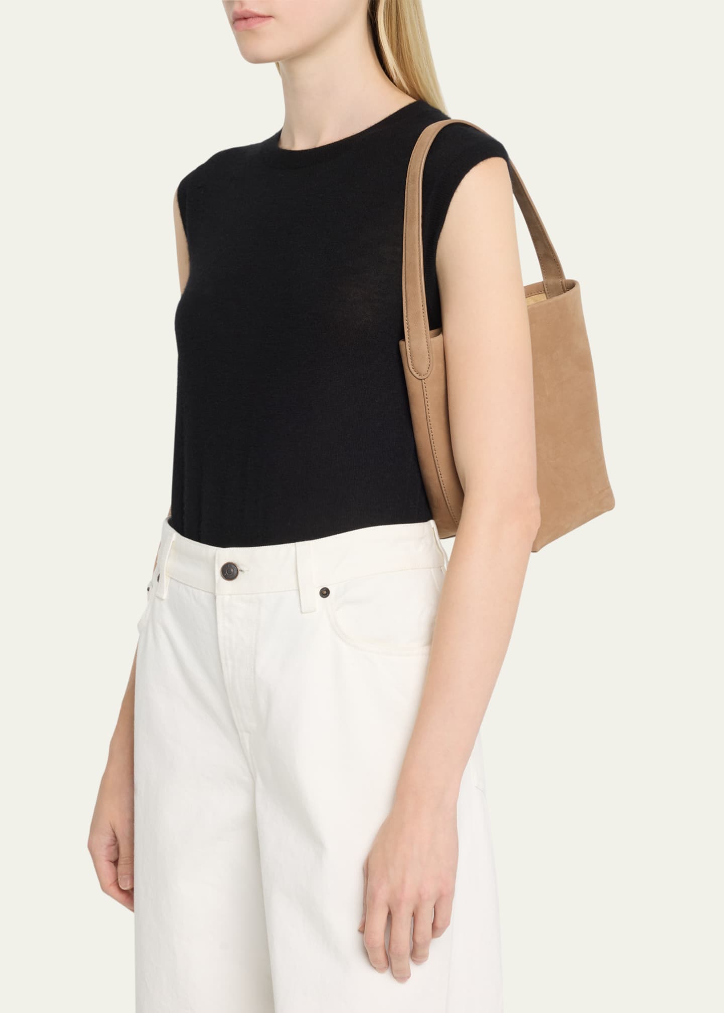 The Row Small Suede Park Tote Bag