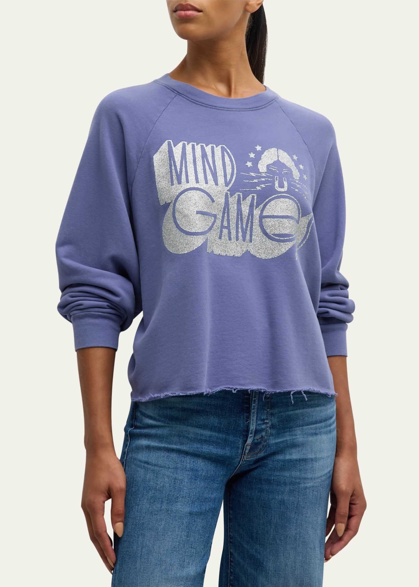 MOTHER The Boost Crop Cut-Off Tee Image 4 of 5