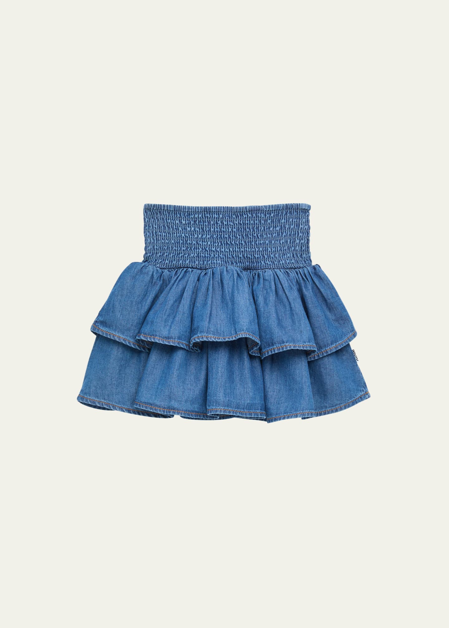 Molo Girl's Bonita Smocked Skirt, Size 3-6 - Bergdorf Goodman