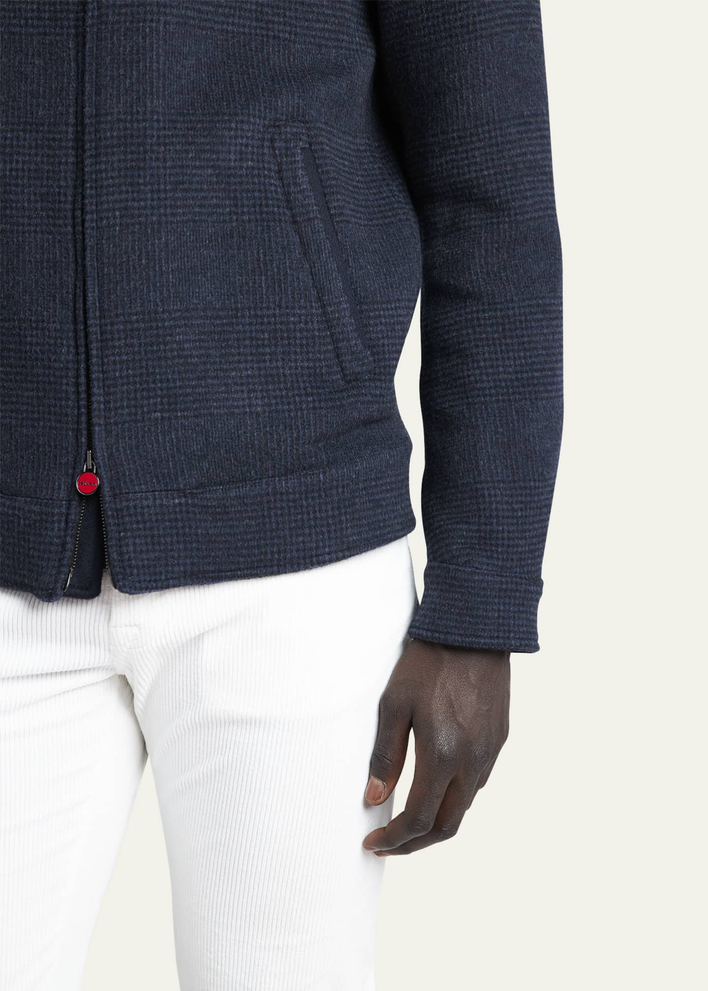 Kiton Men's Wool-Cashmere Shirt Jacket - Bergdorf Goodman