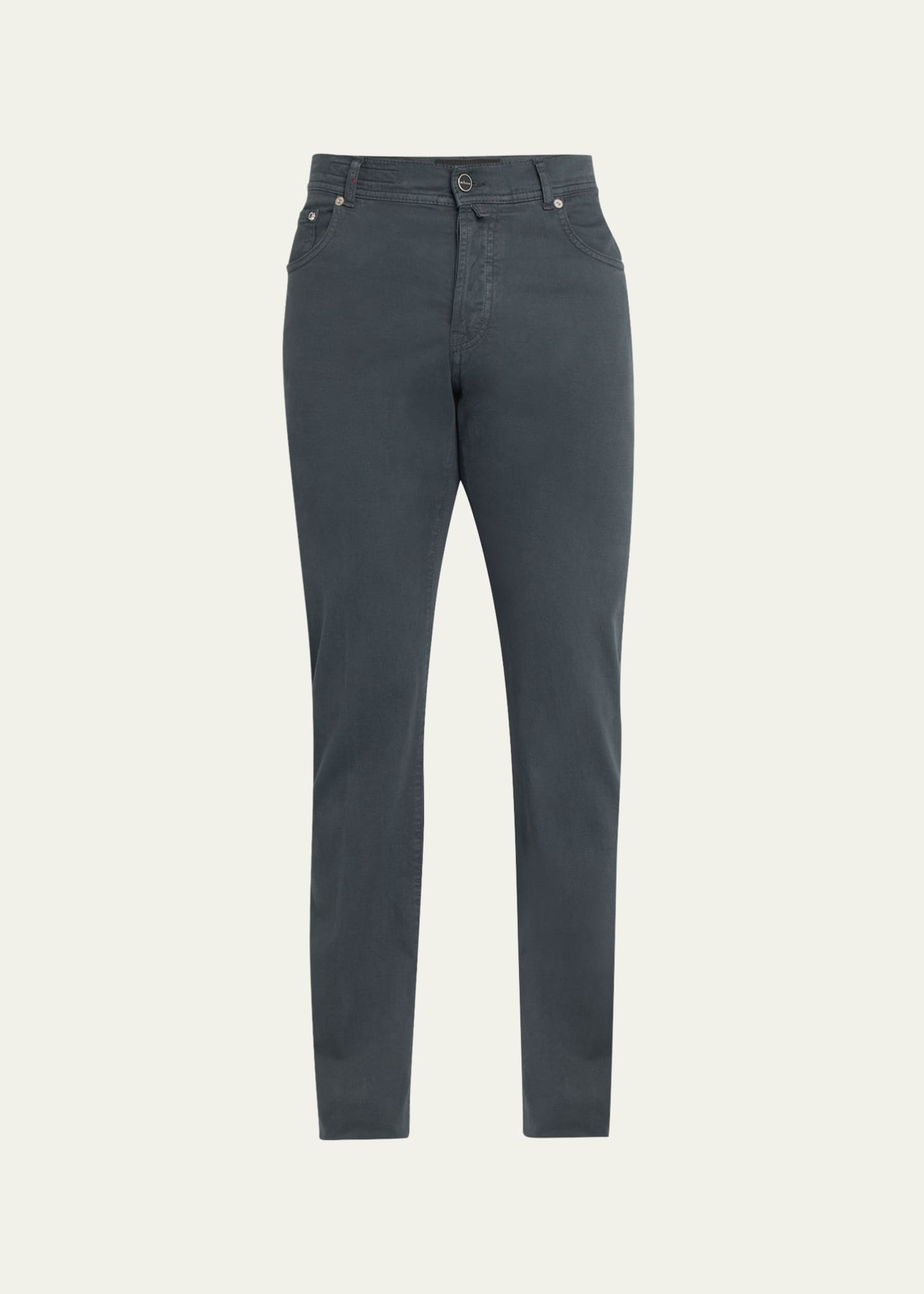 Kiton Men's Cotton-Cashmere 5-Pocket Jeans Image 1 of 5