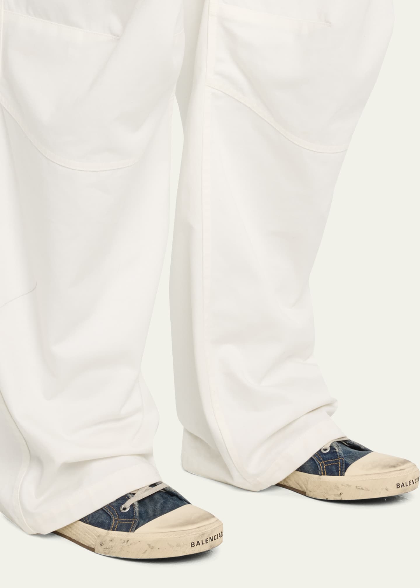 White balenciaga high tops hot sale