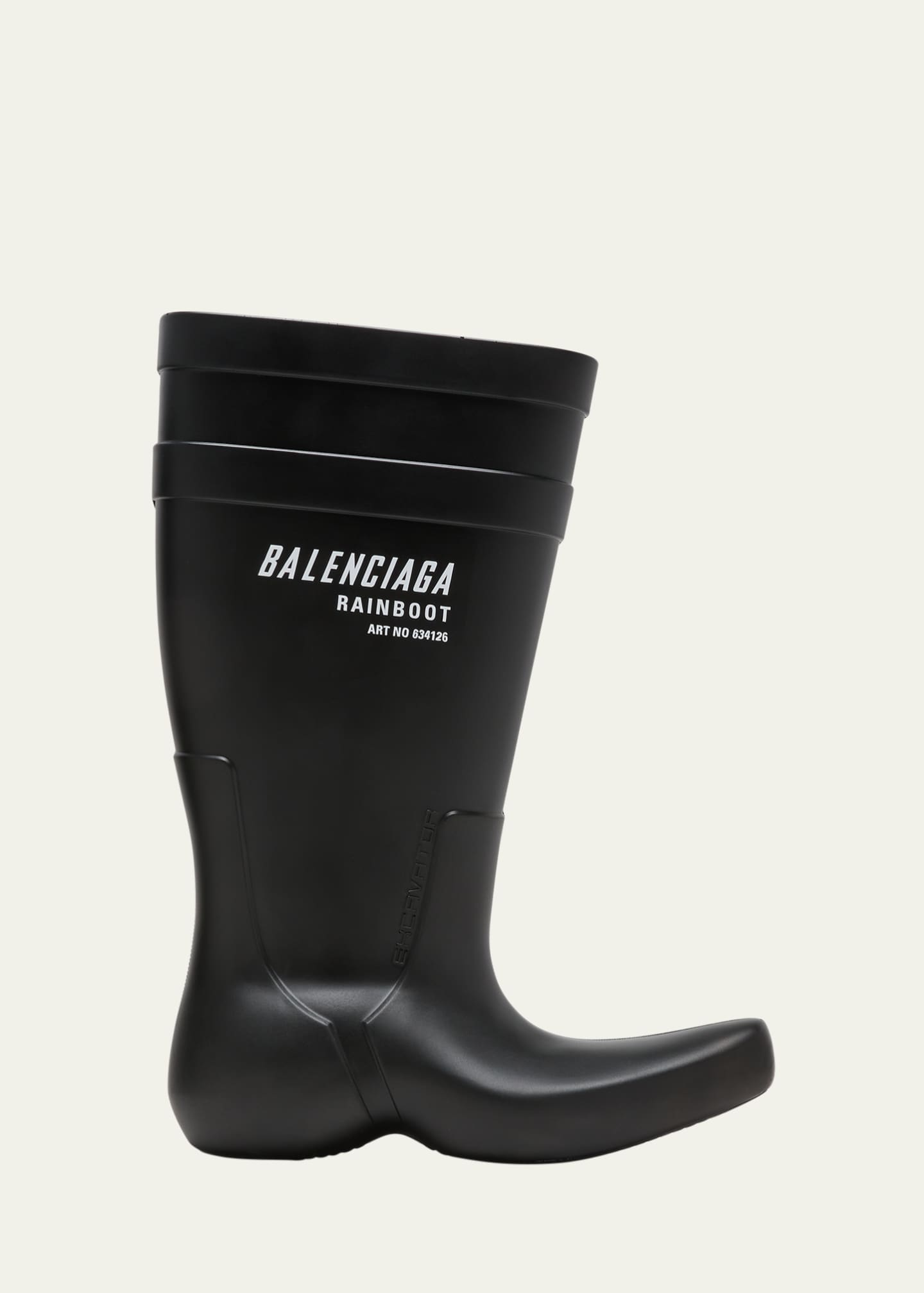 Balenciaga Excavator Boot Black Rubber