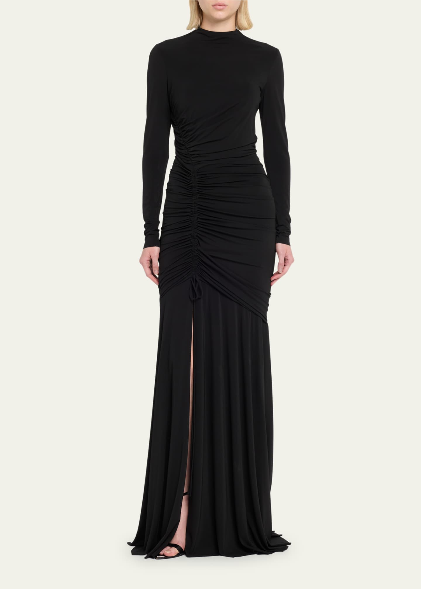 Jason Wu Collection Ruched High-Neck Jersey Gown - Bergdorf Goodman