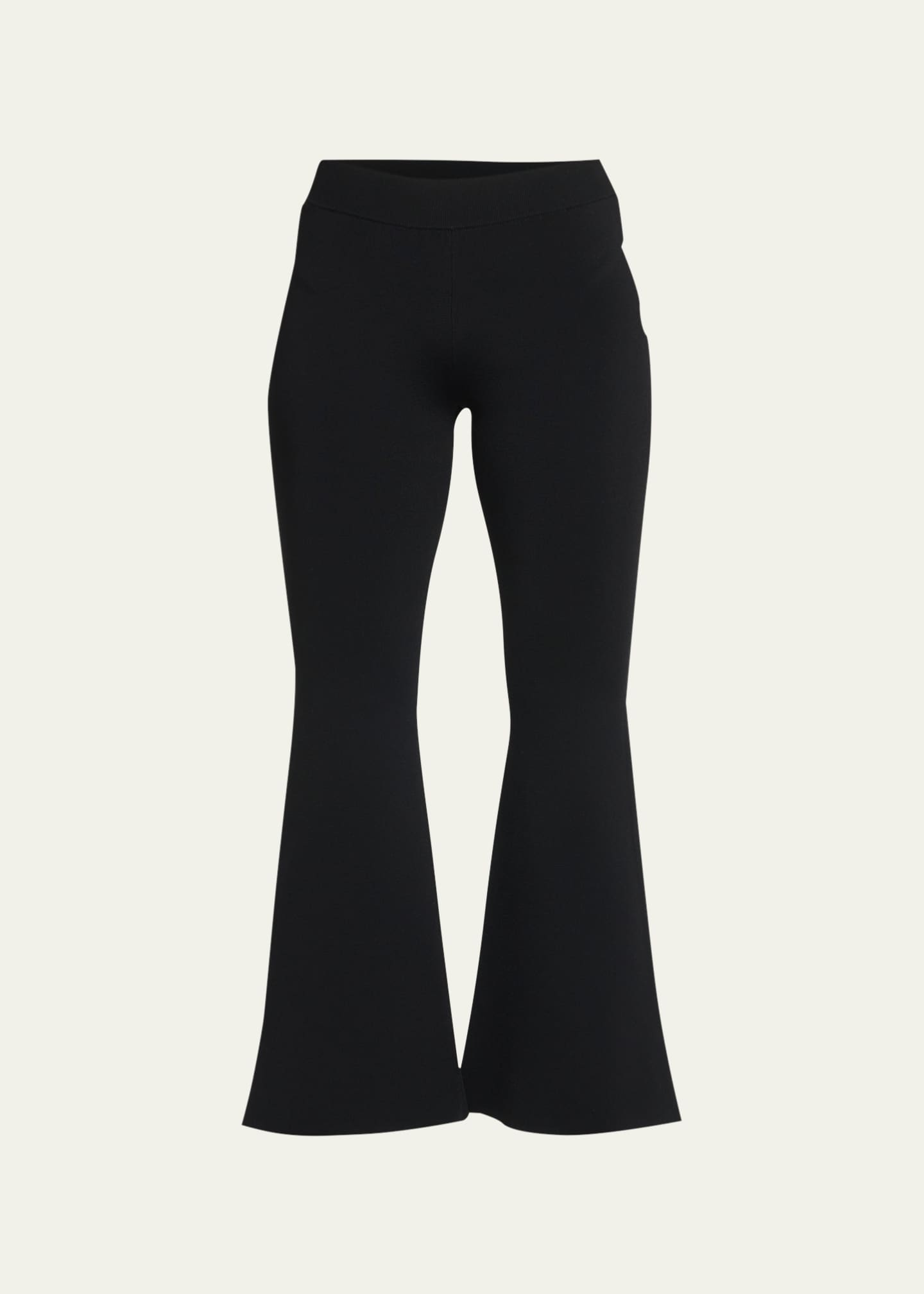 Stella McCartney Compact Cropped Flare Knit Pants