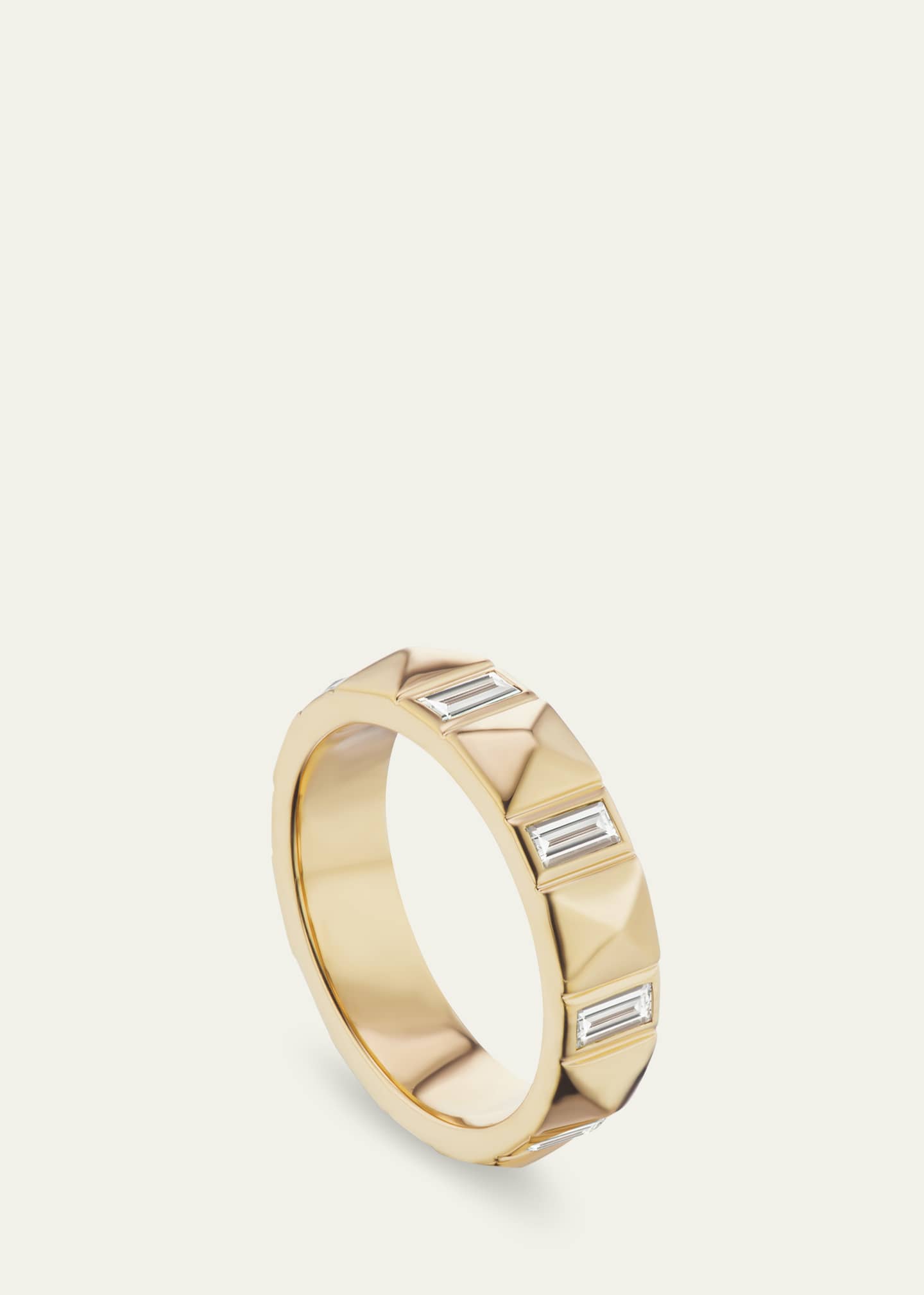 Harwell Godfrey 18K Diamond Pyramid Baguette Band Image 2 of 2