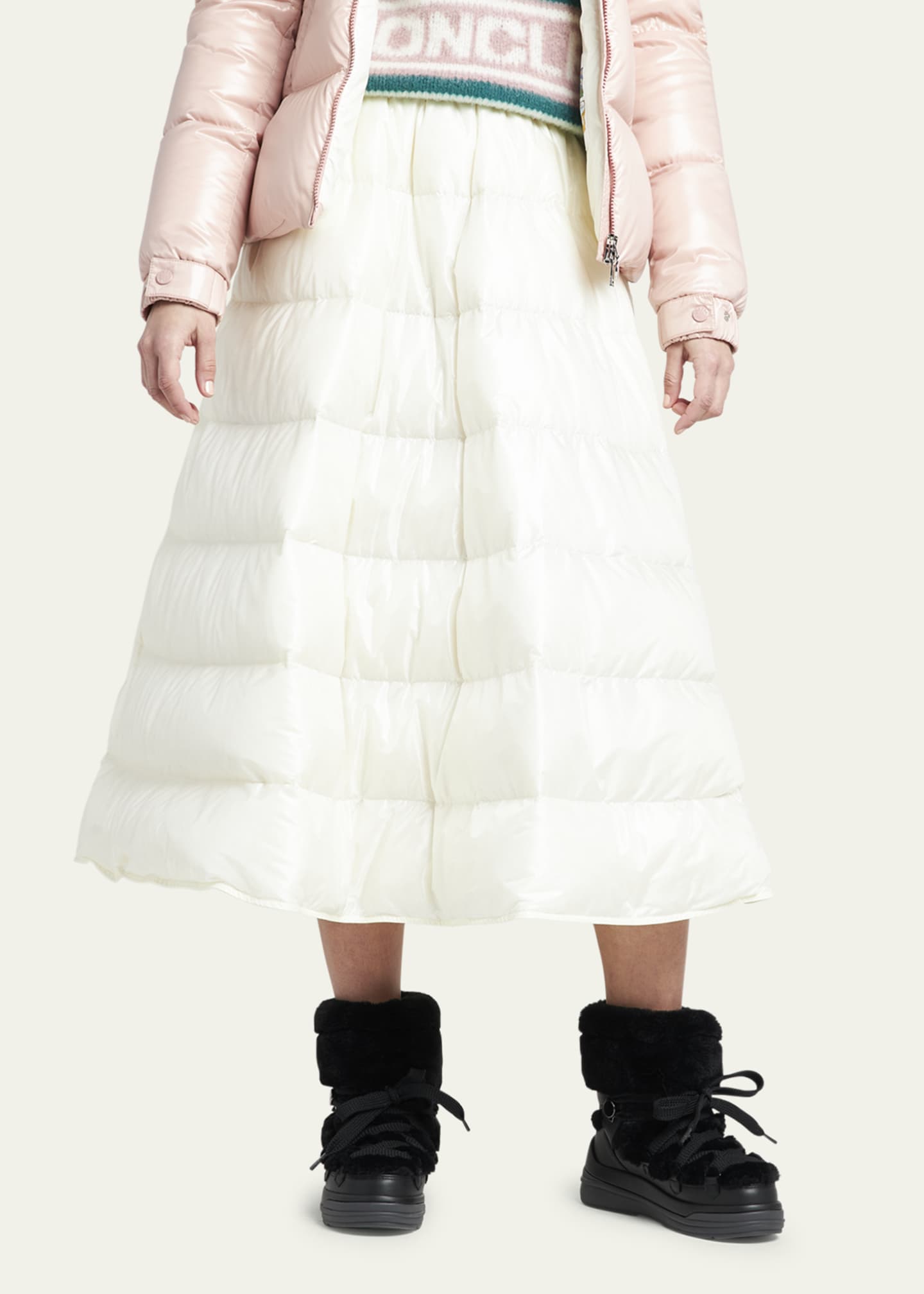 Moncler boots fur discount