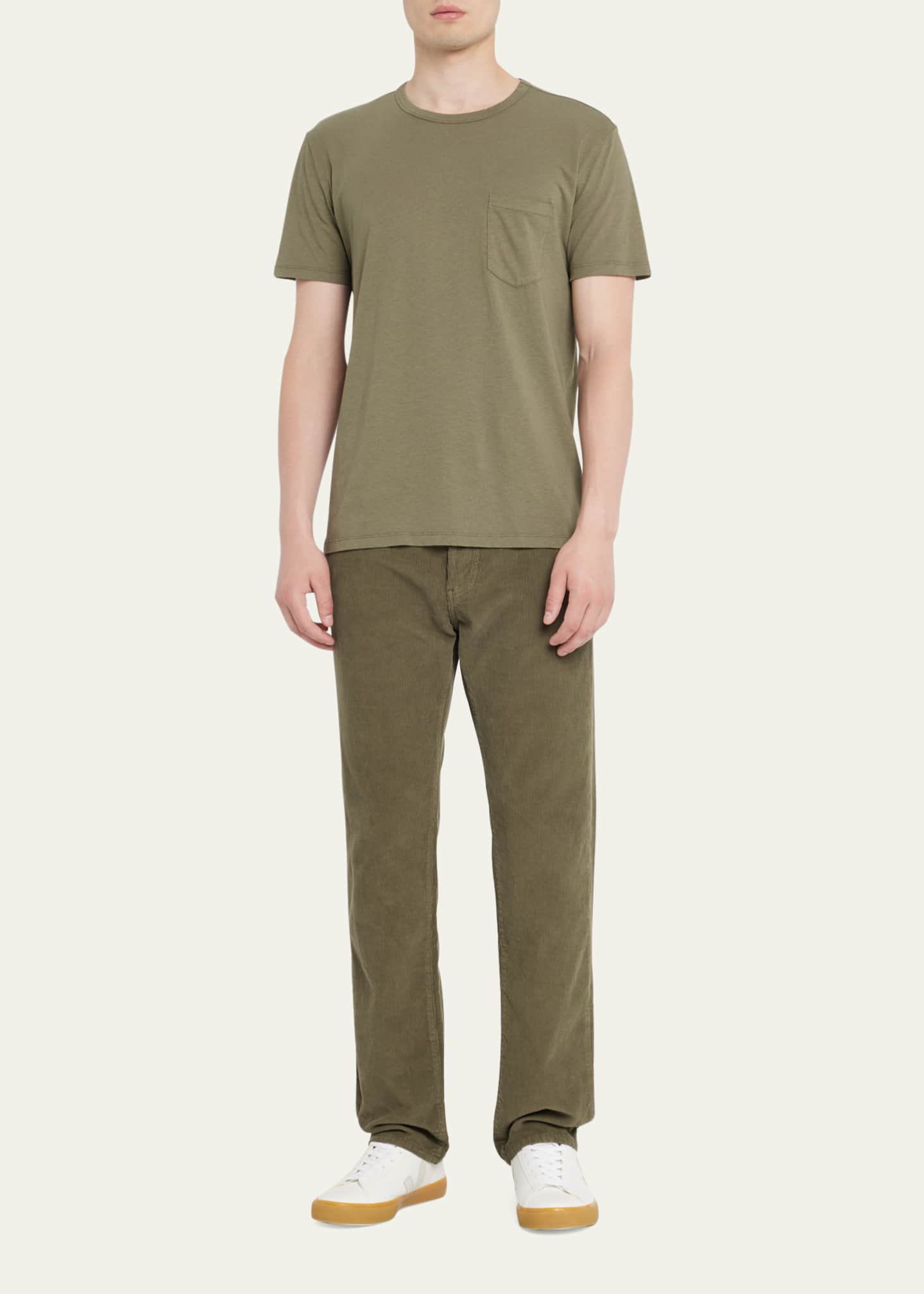 Officine Generale Men's Light Jersey Pocket T-Shirt - Bergdorf Goodman