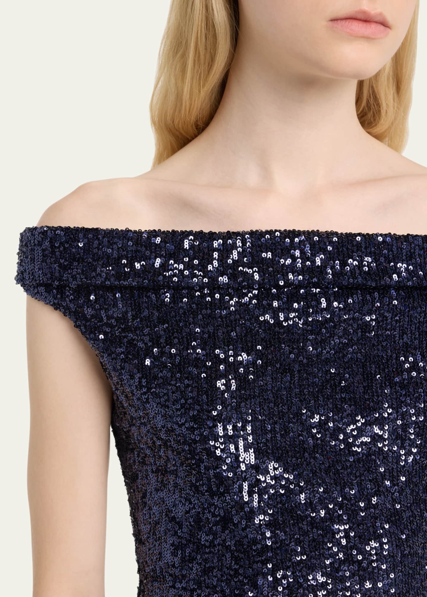 Mesh off the on sale shoulder top