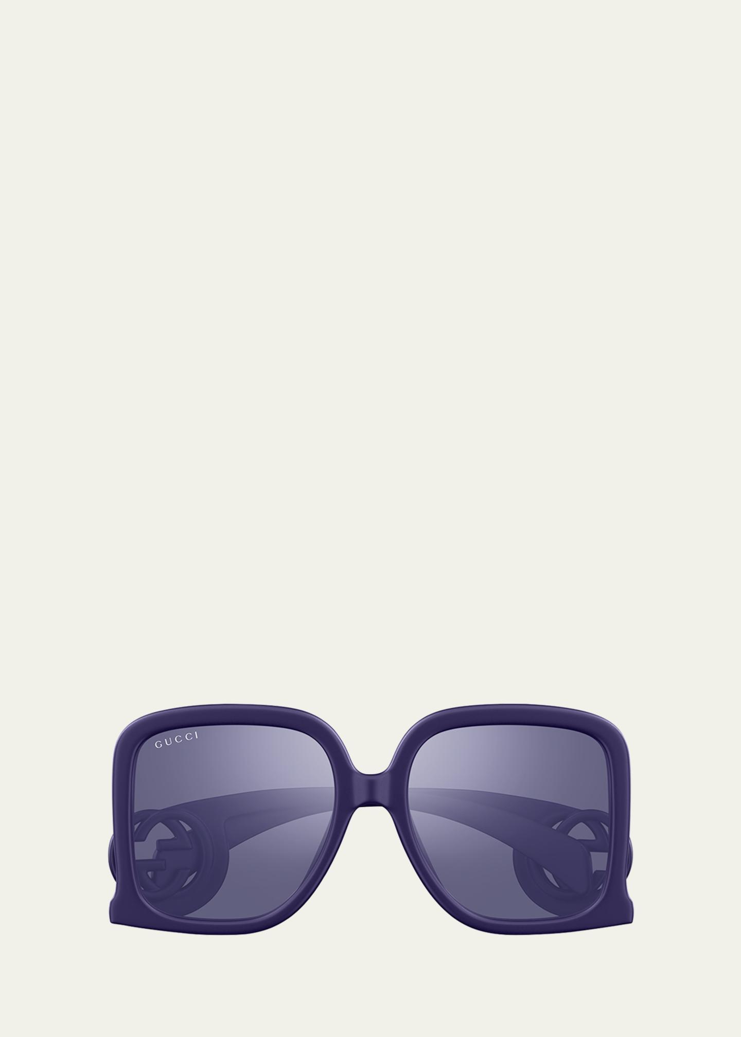 Gucci Gradient GG1326S Square Plastic Sunglasses - Bergdorf Goodman