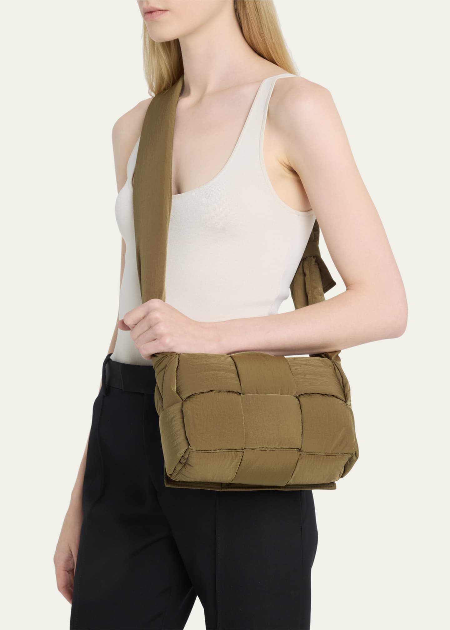 Bottega Veneta Padded Tech Cassette Cross-Body Bag