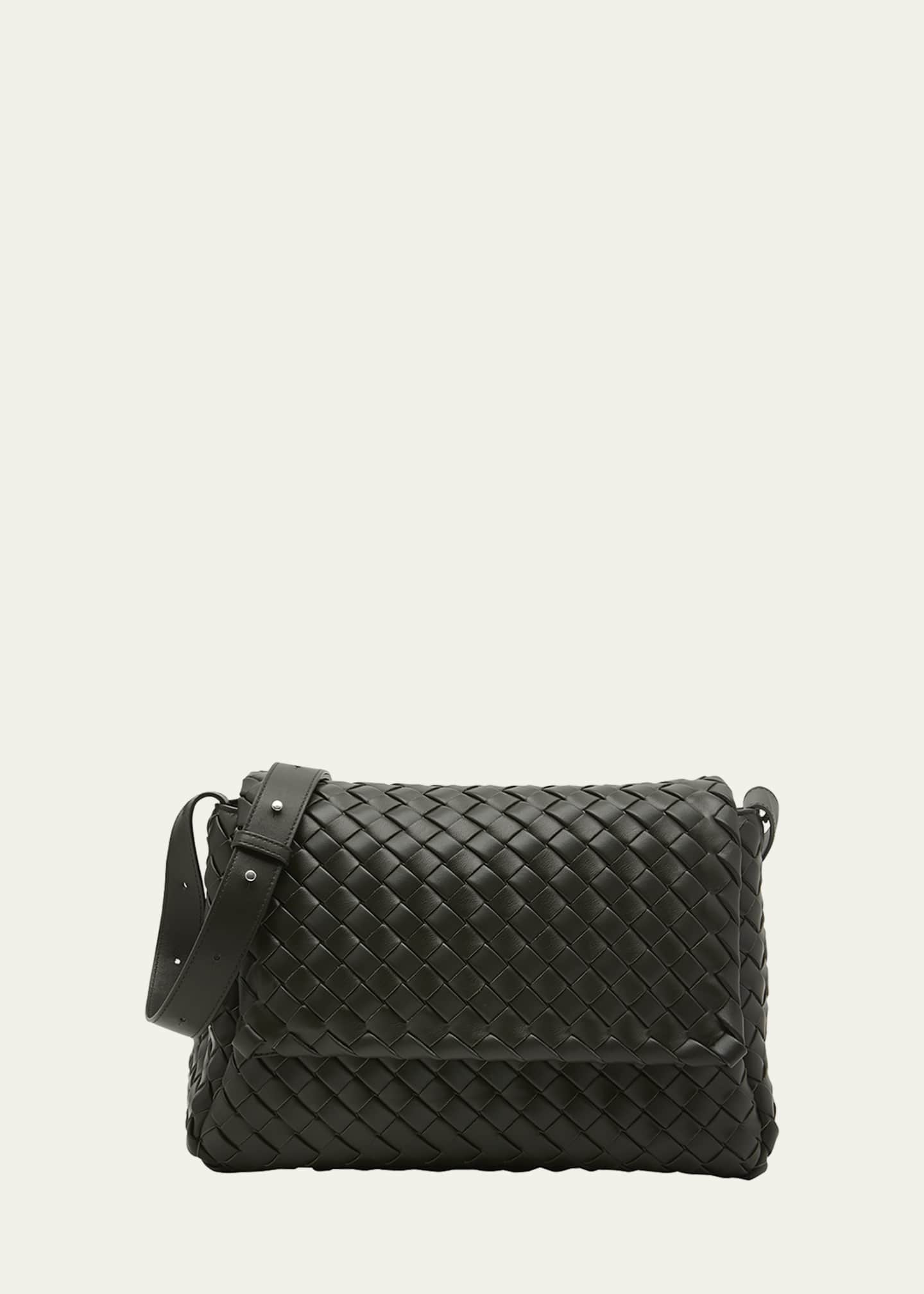 Bottega Veneta Men s Cobble Padded Intrecciato Large Crossbody Bag