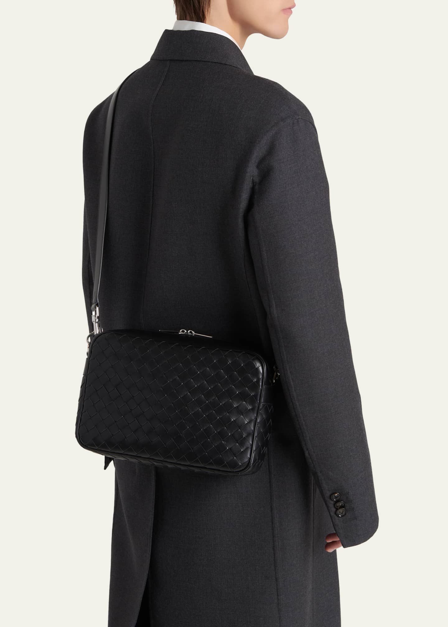 バッグ BOTTEGA VENETA Body bag Intrecciato y2k NWT BOTTEGA VENETA Nappa Intrecciato Cube Messenger Crossbody Bag