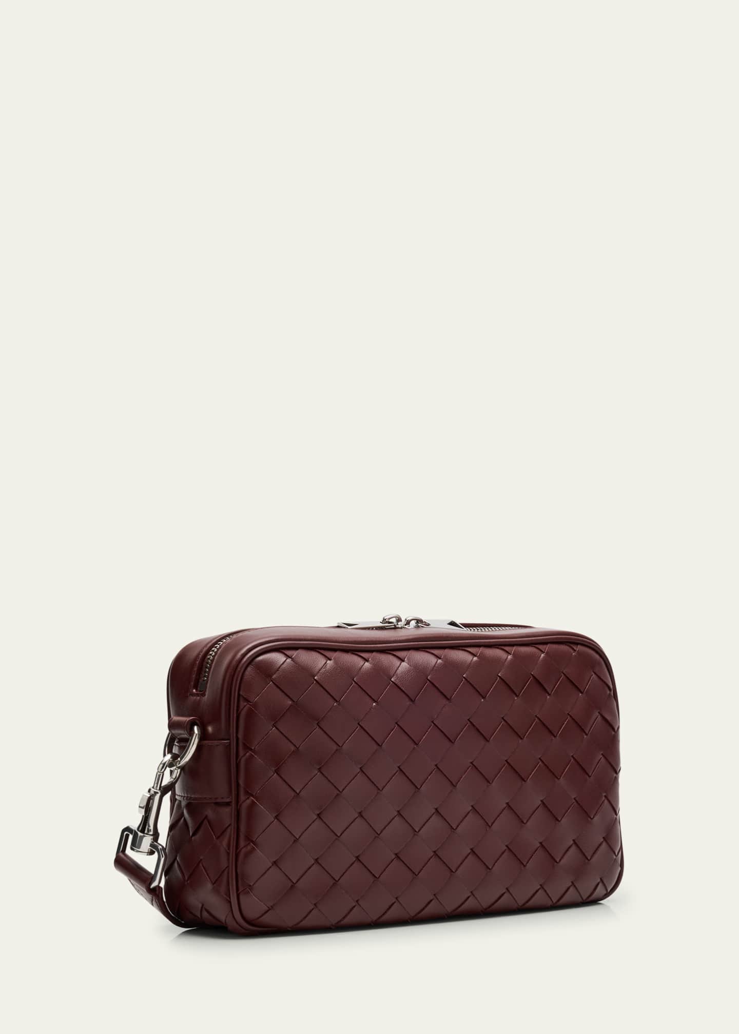 Bottega Veneta Men's Intrecciato Small Crossbody Bag Image 3 of 6