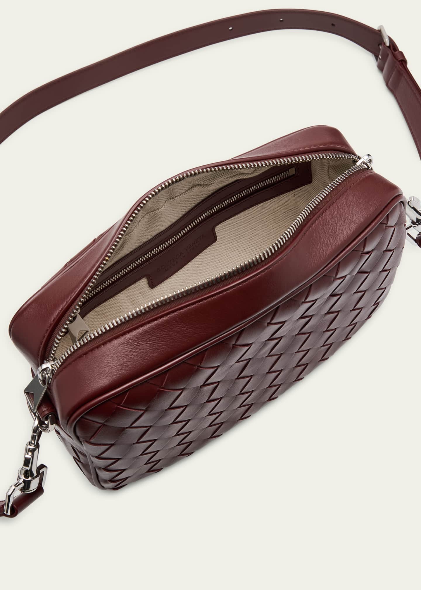 Bottega Veneta Men's Intrecciato Small Crossbody Bag Image 4 of 6