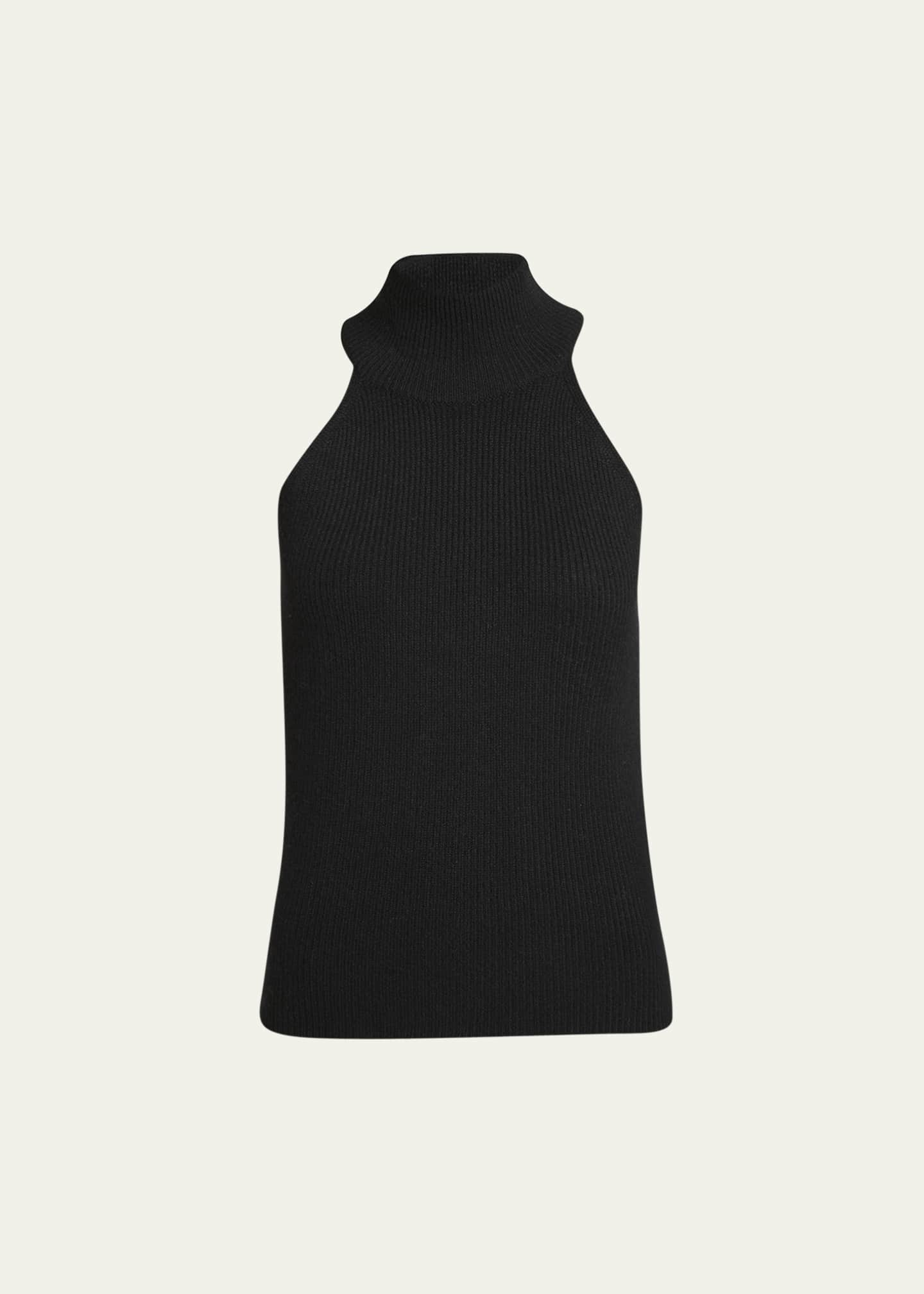 Lisa Yang Freya Cashmere Short-Sleeve Turtleneck Sweater - Bergdorf Goodman