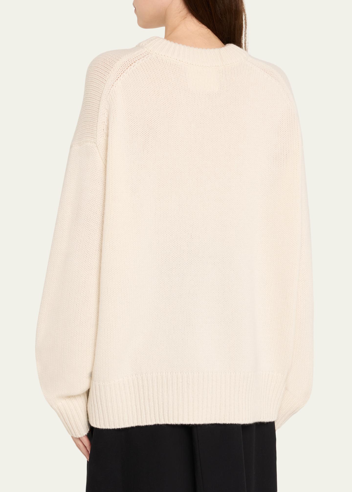 ♡*様 正規品 Sheer loose knit tops Lisa Yang Renske Cashmere Drop-Shoulder Sweater - Bergdorf Goodman