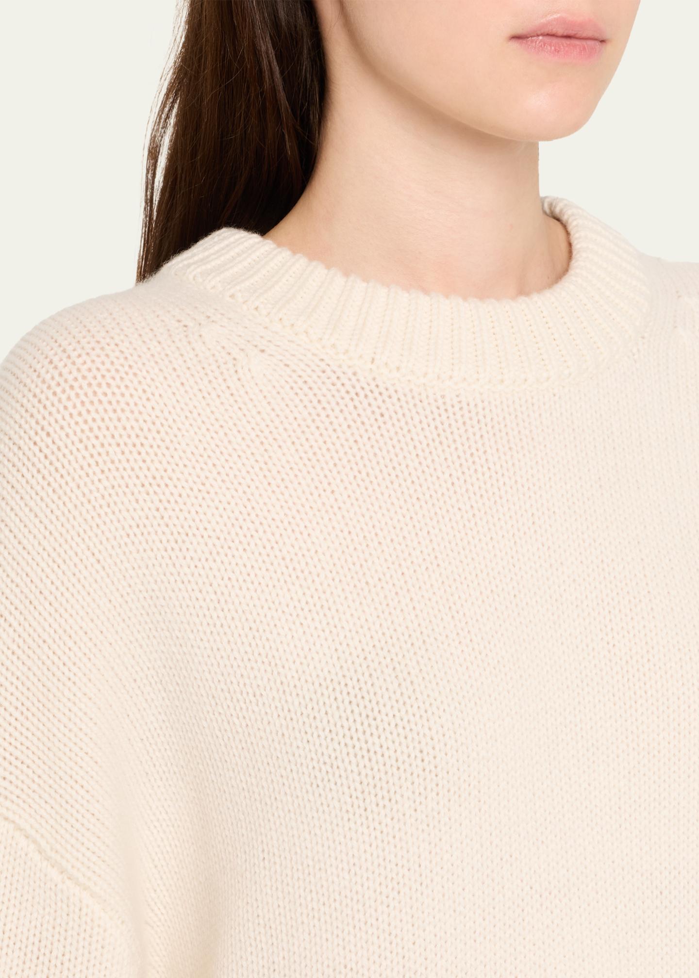 Lisa Yang Renske Cashmere Drop-Shoulder Sweater - Bergdorf Goodman