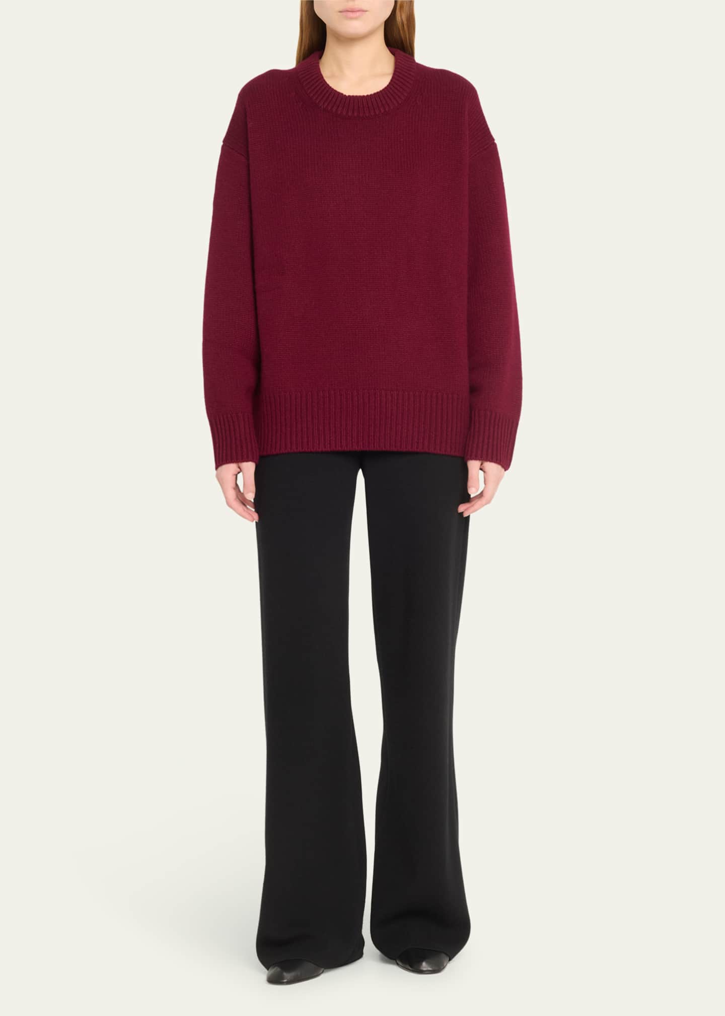 Lisa Yang Renske Cashmere Drop-Shoulder Sweater - Bergdorf Goodman