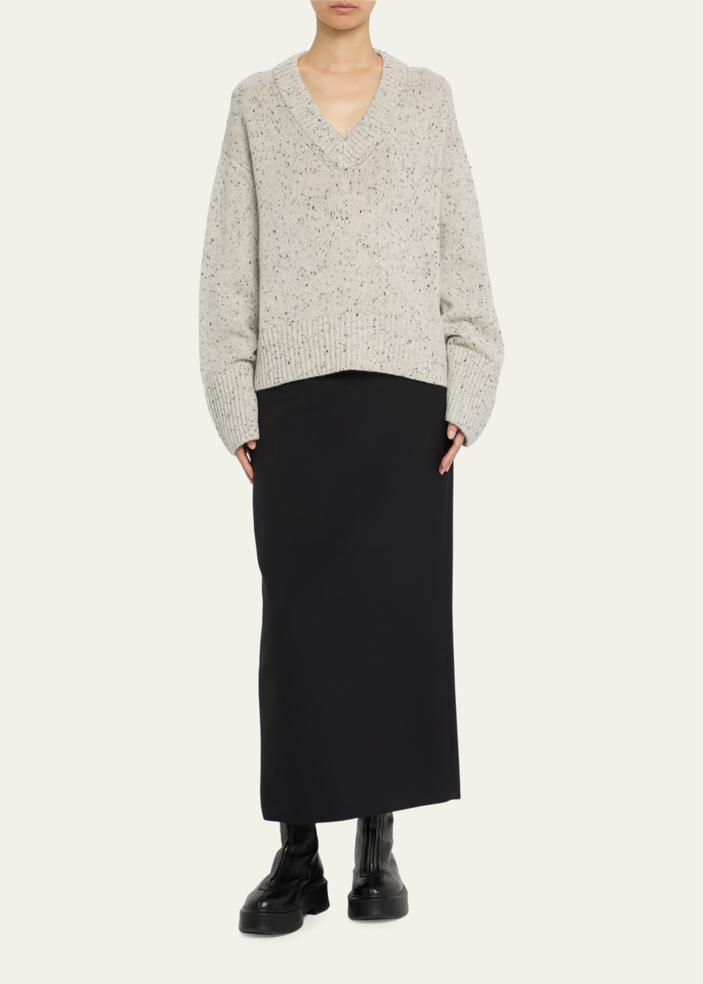 Lisa Yang Aletta Blender Cashmere V-Neck Sweater - Bergdorf Goodman