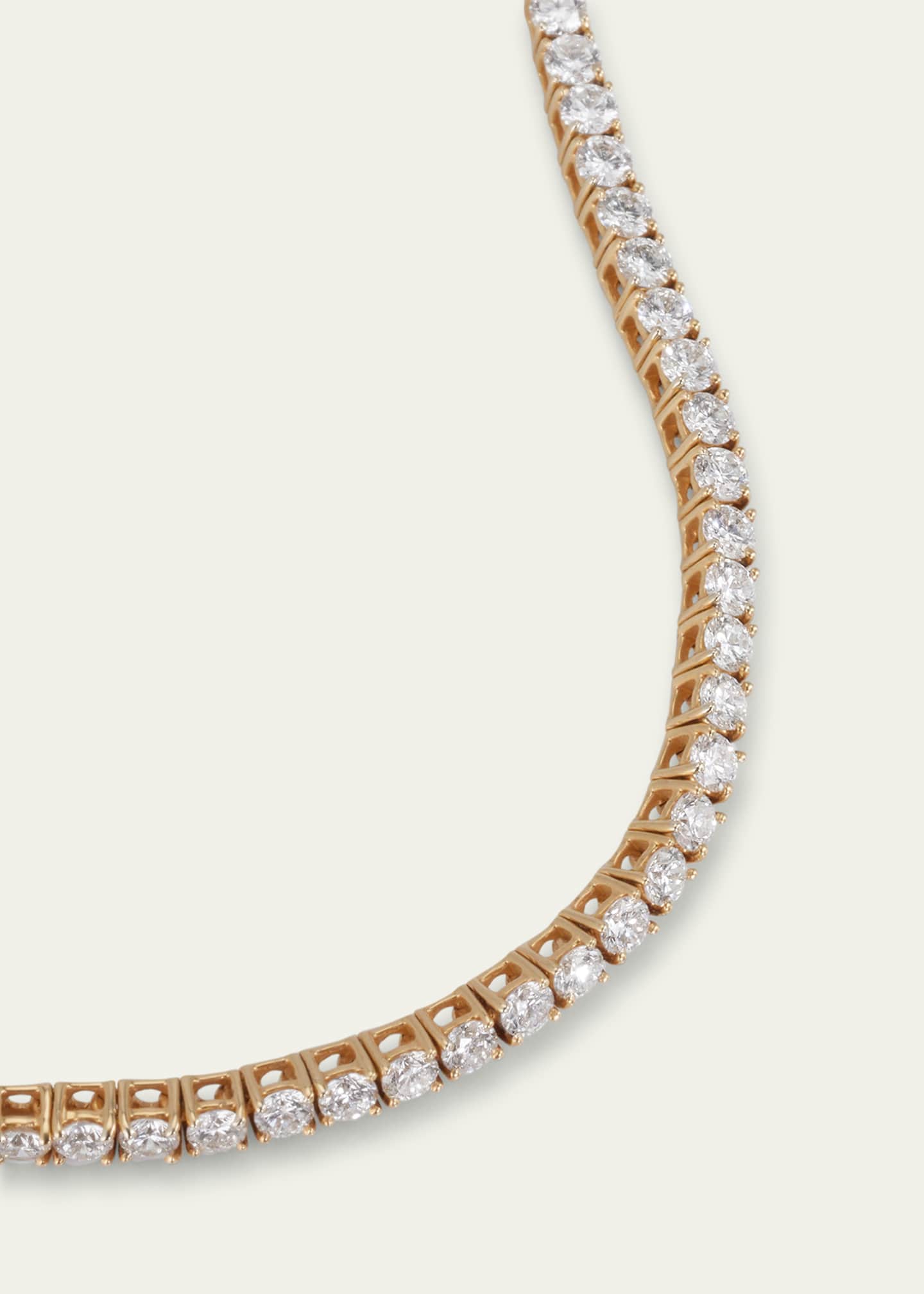 Monica Rich Kosann Bezel-Set Diamond Tennis Bracelet Image 3 of 4