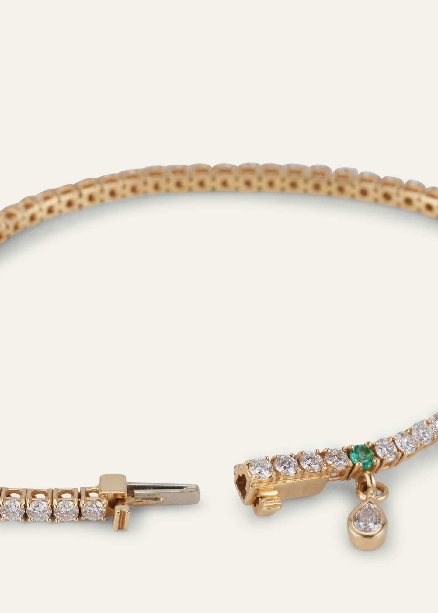 Monica Rich Kosann Bezel-Set Diamond Tennis Bracelet Image 4 of 4