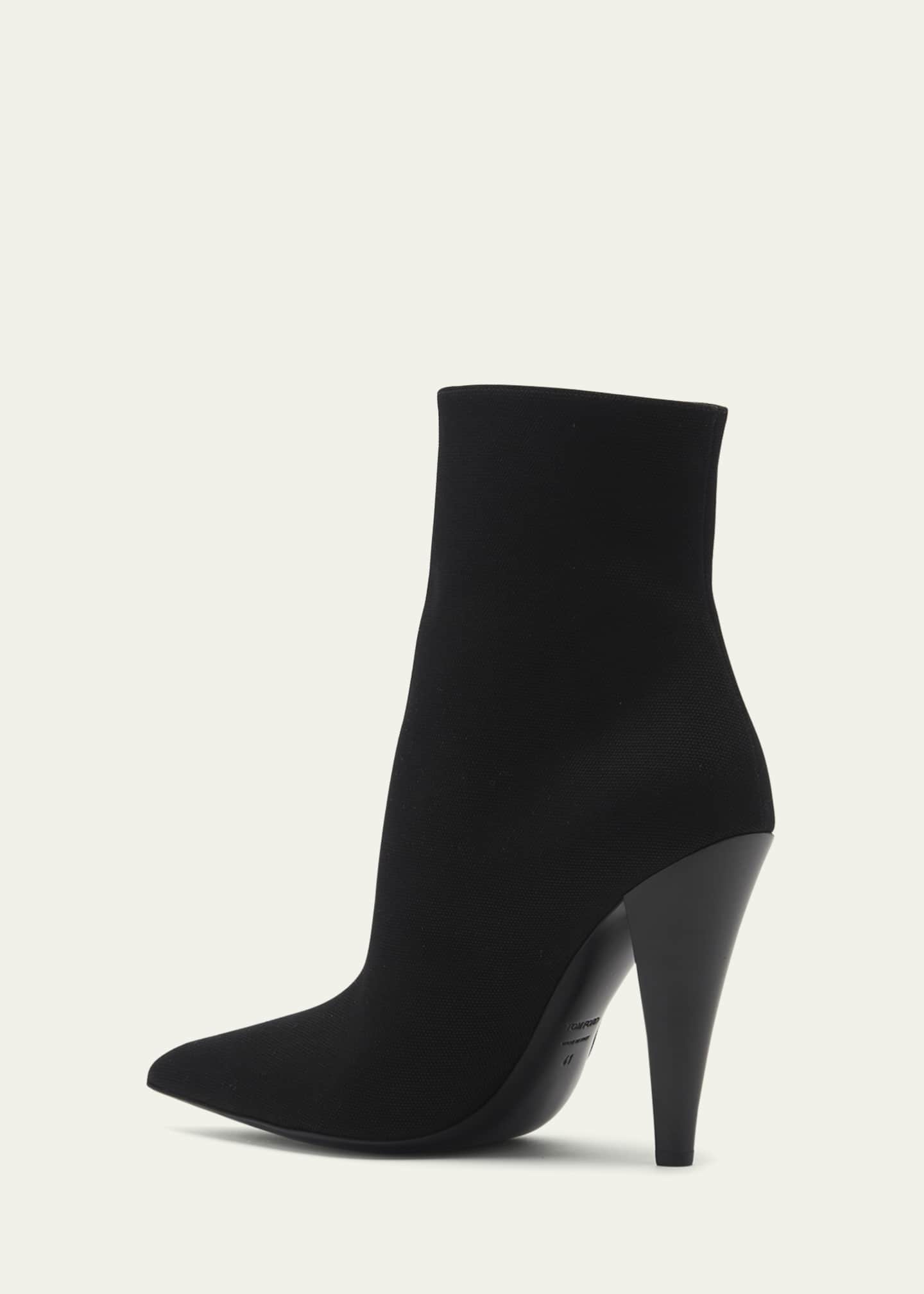 Canvas booties top