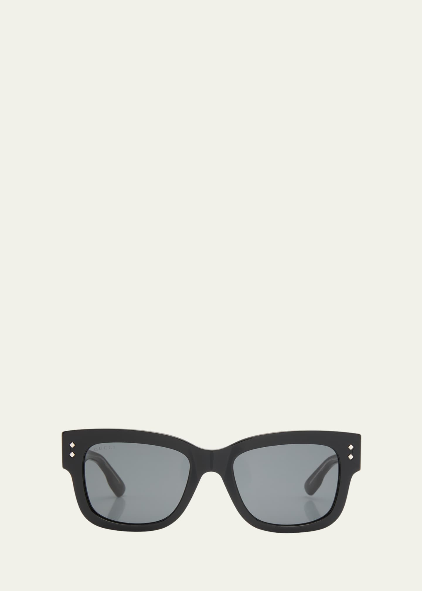 Gucci Men s Acetate Rectangle Sunglasses Bergdorf Goodman