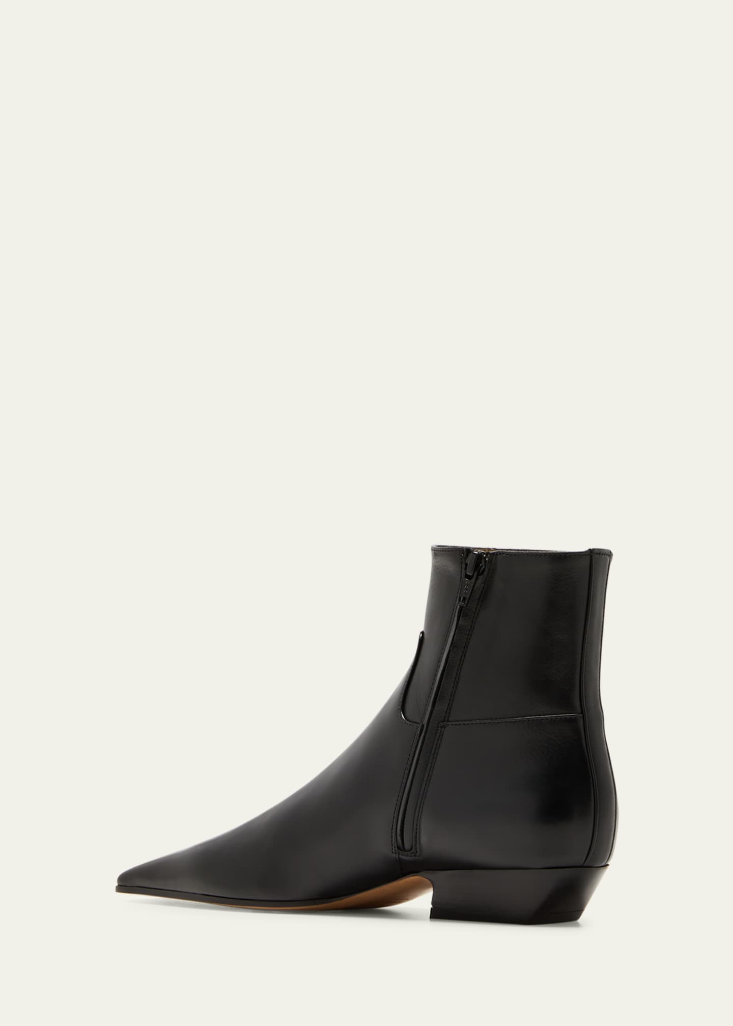Khaite Marfa Calfskin Ankle Boots Image 2 of 3