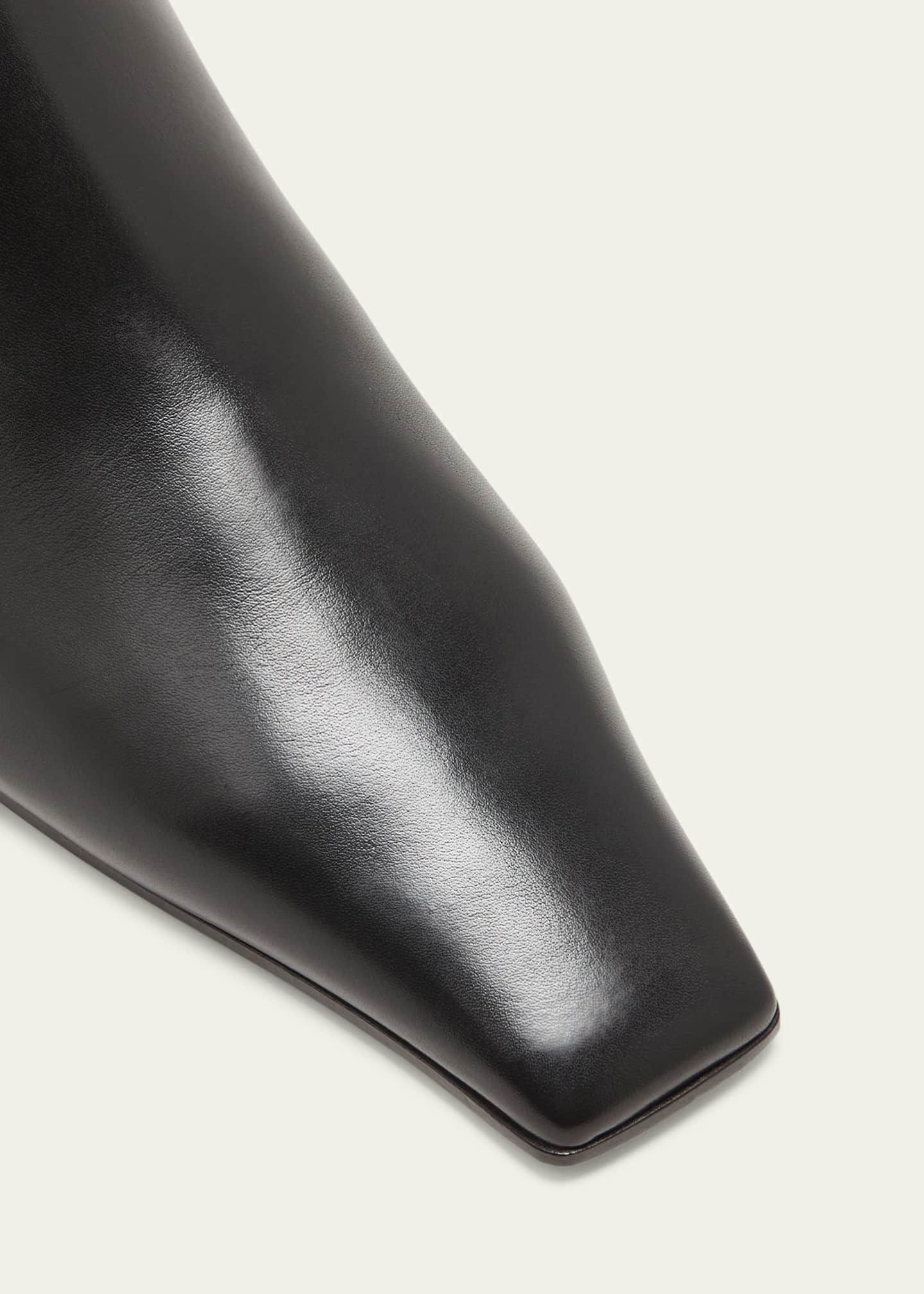 Khaite Marfa Calfskin Ankle Boots Image 3 of 3