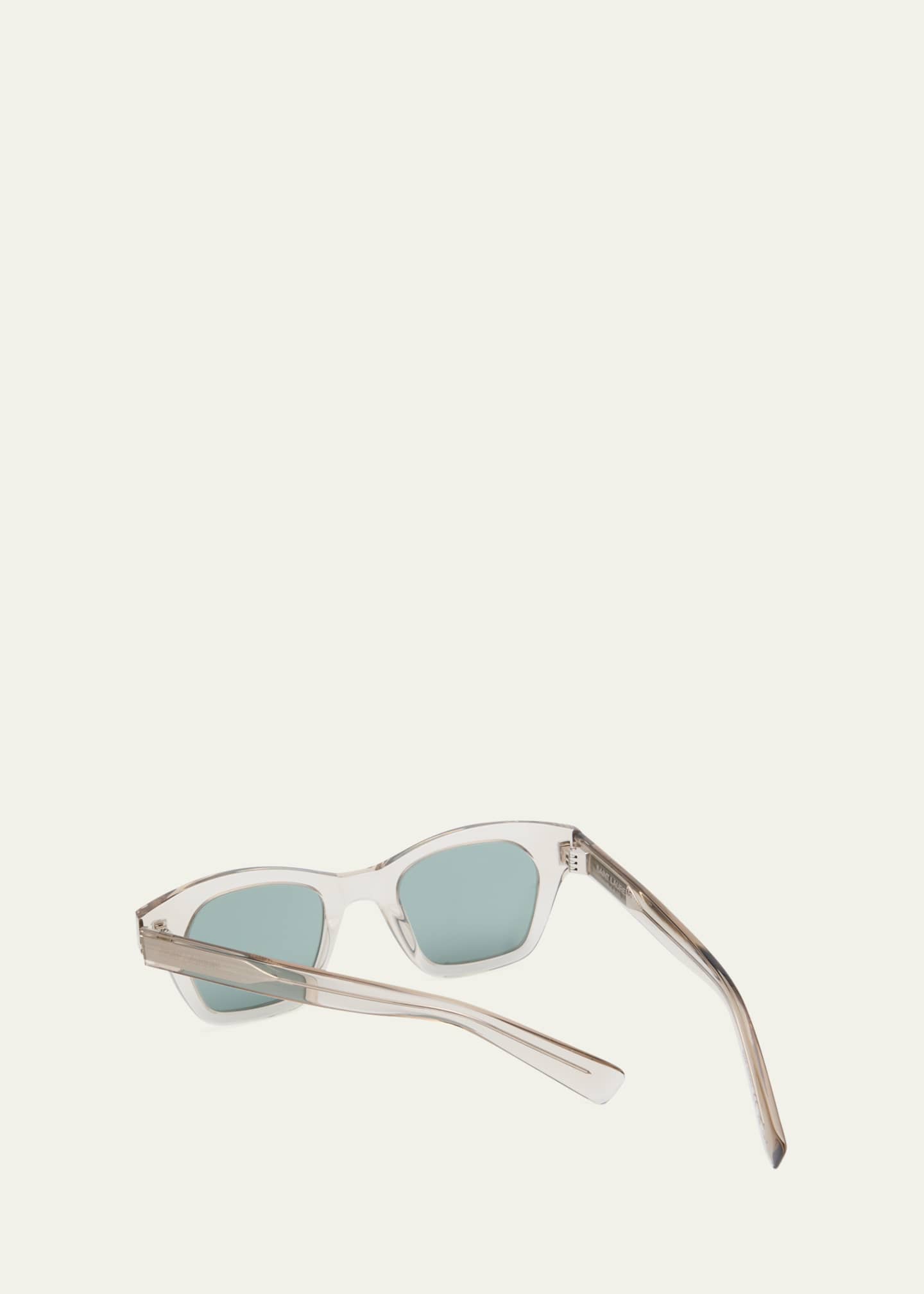 Saint Laurent SL 592 Acetate Rectangle Sunglasses Image 2 of 5