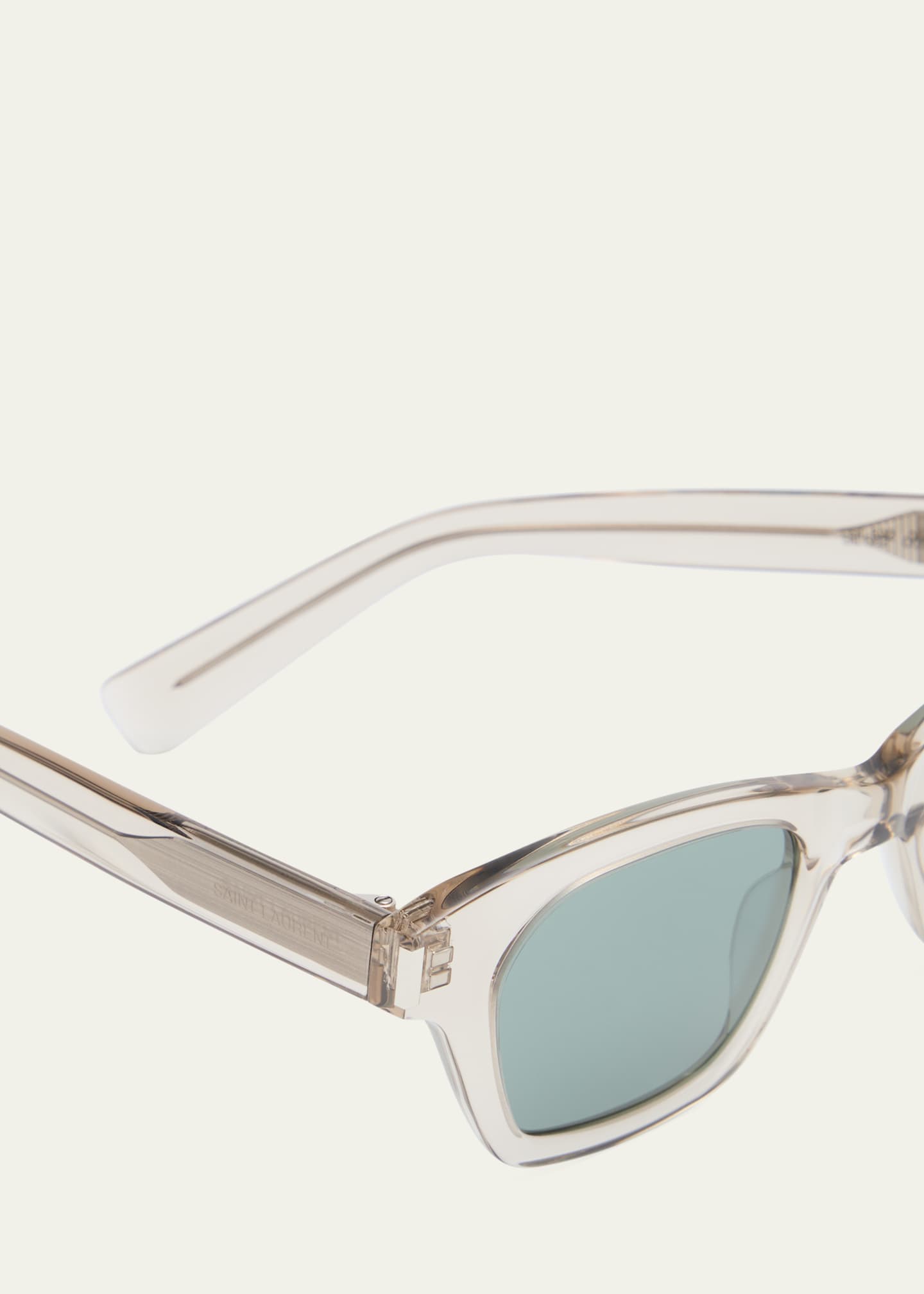 Saint Laurent SL 592 Acetate Rectangle Sunglasses Image 4 of 5