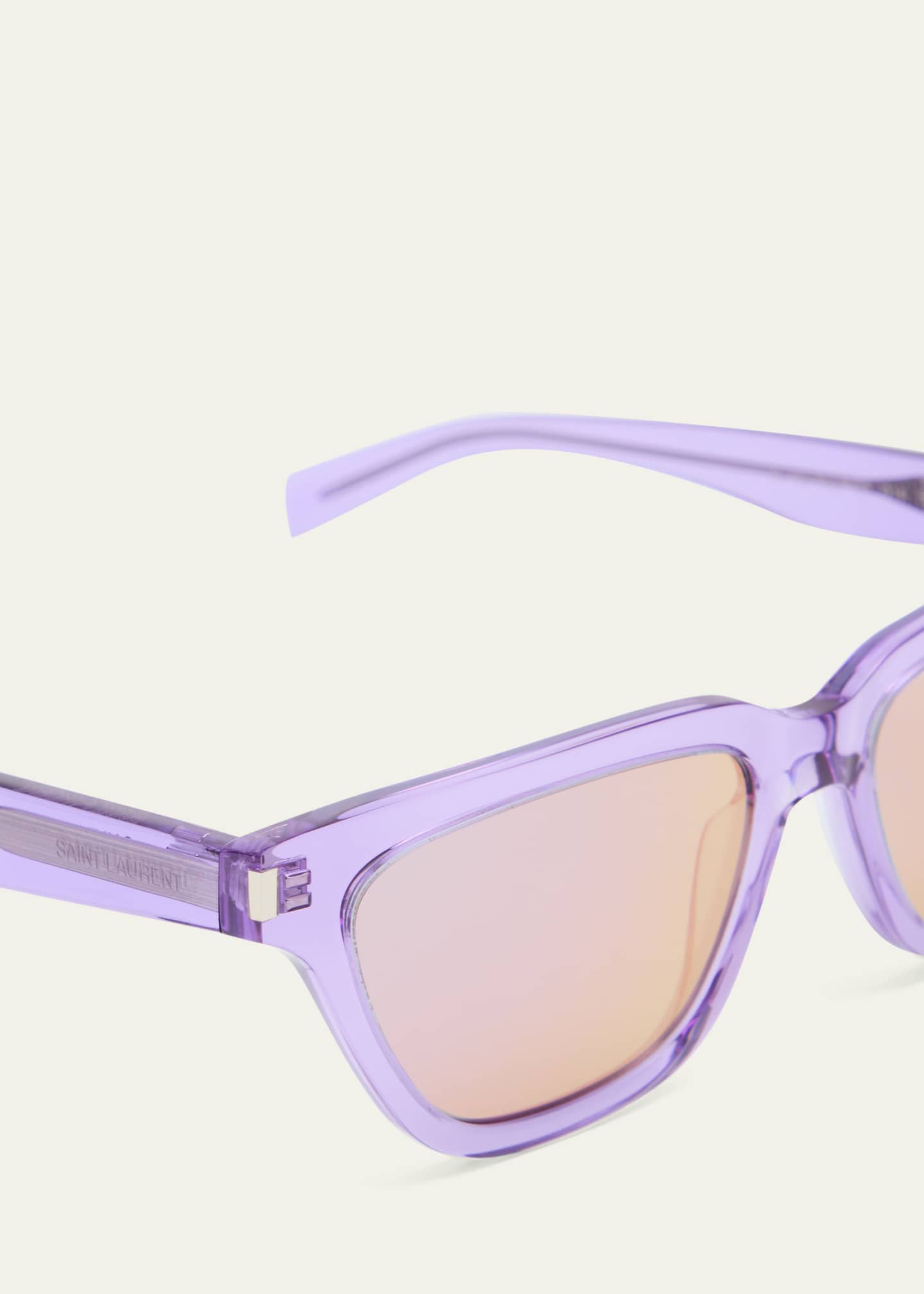 Saint Laurent SL 462 Suplice Acetate Cat-Eye Sunglasses Image 4 of 5