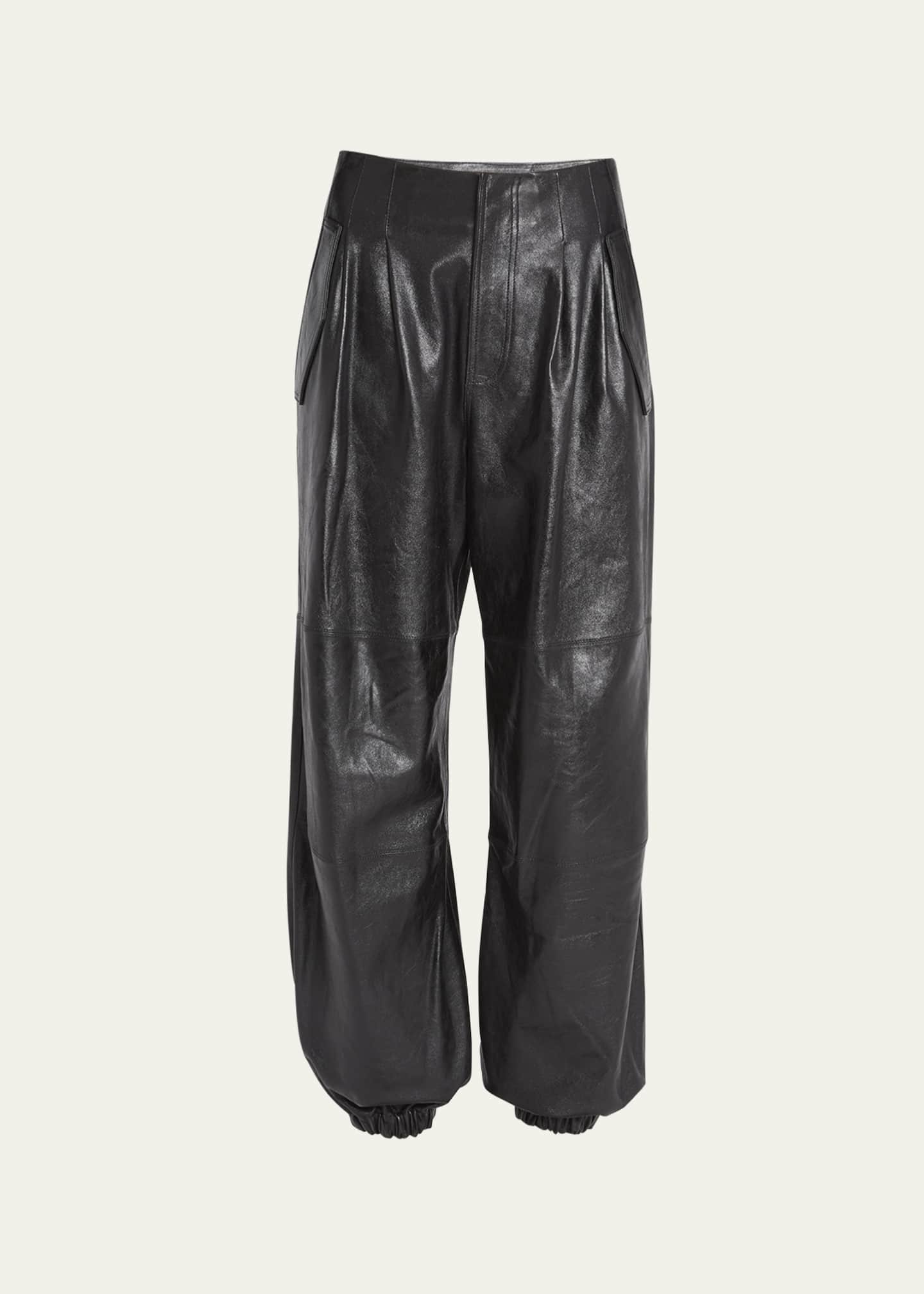 Ulla Johnson Cyrus Lacquered Napa Leather Pants - Bergdorf Goodman