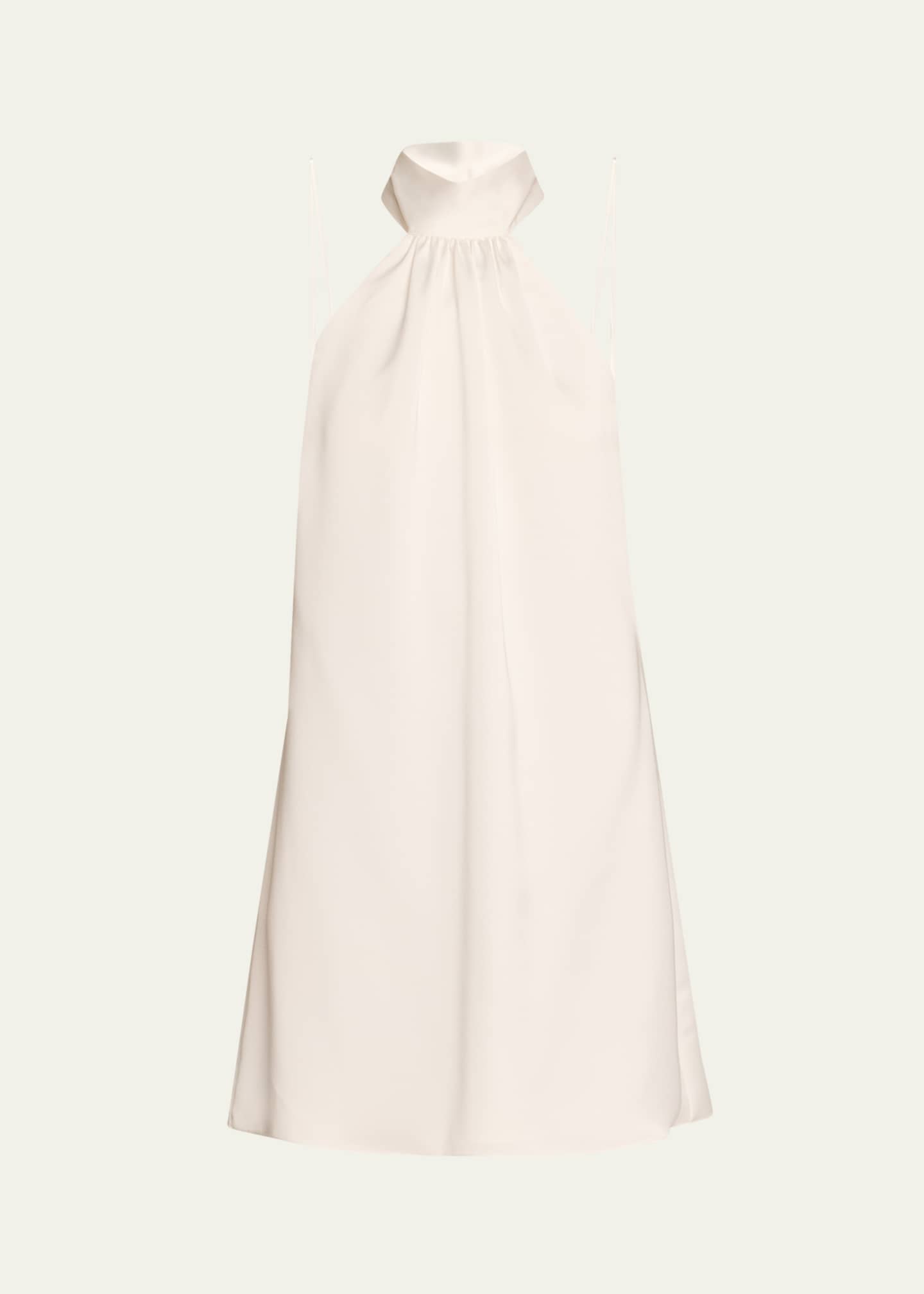 Ramy Brook Sam Ruched Halter Mini Dress Image 1 of 5