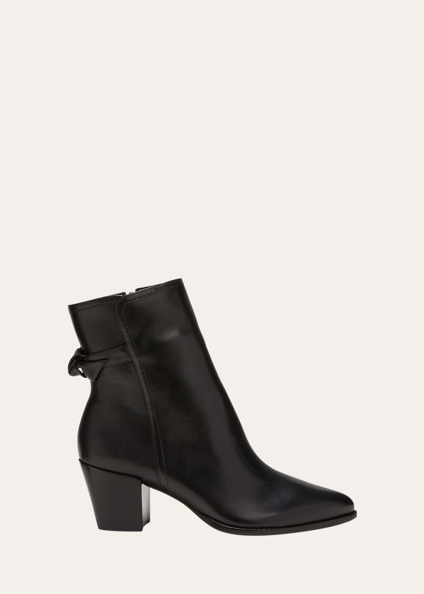 Bow discount ankle boots