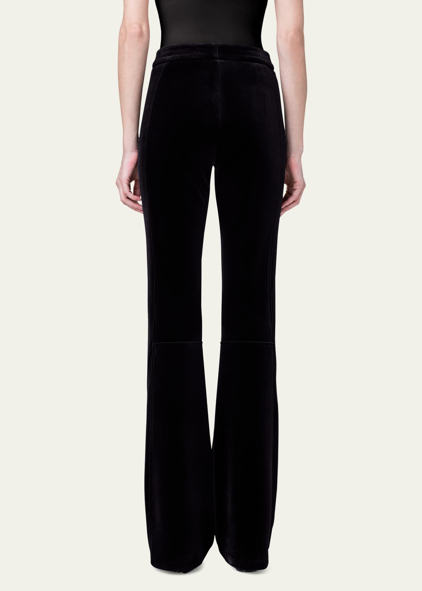 Akris high-waisted flared trousers - White