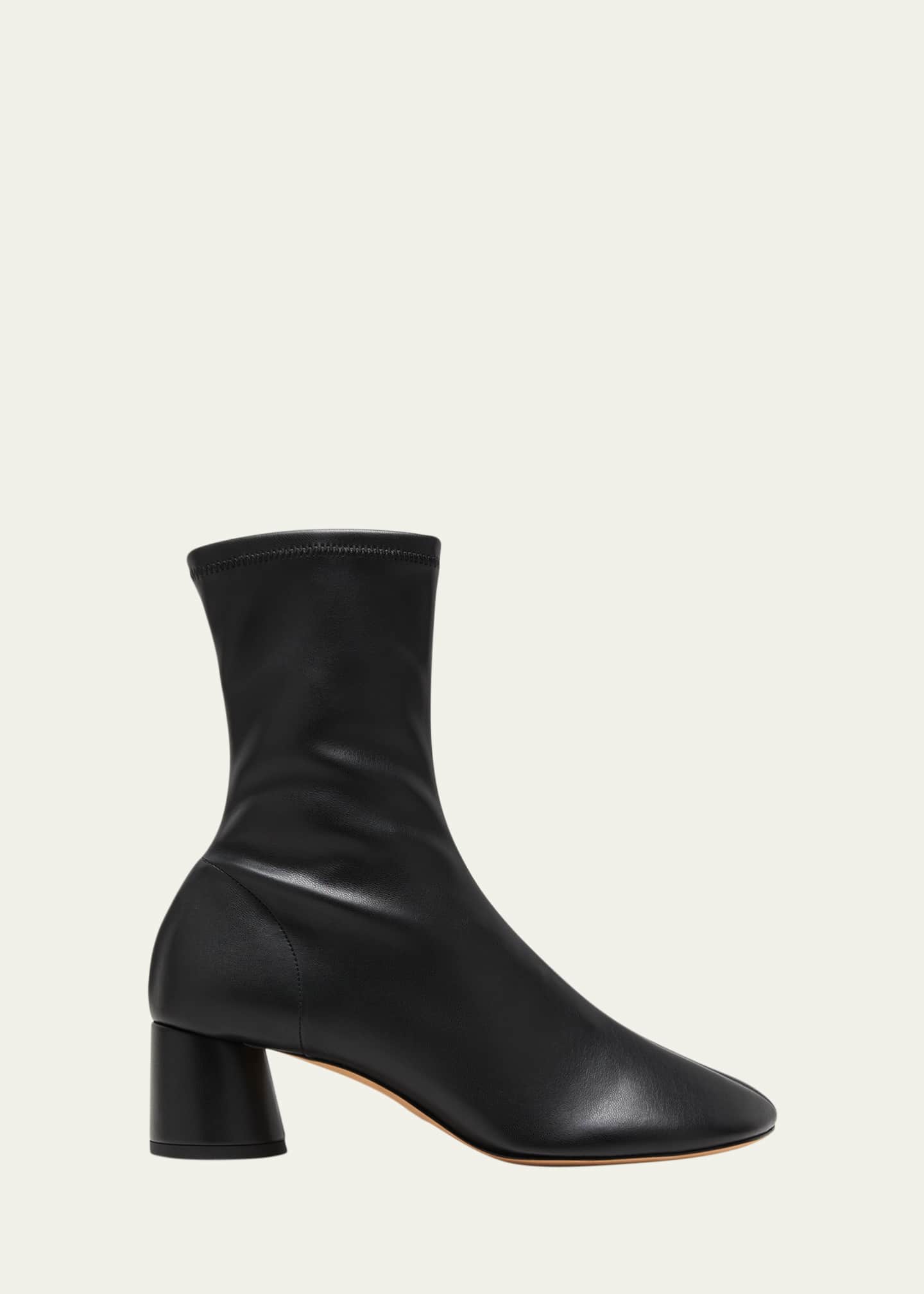 Cylinder heel ankle boots cheap