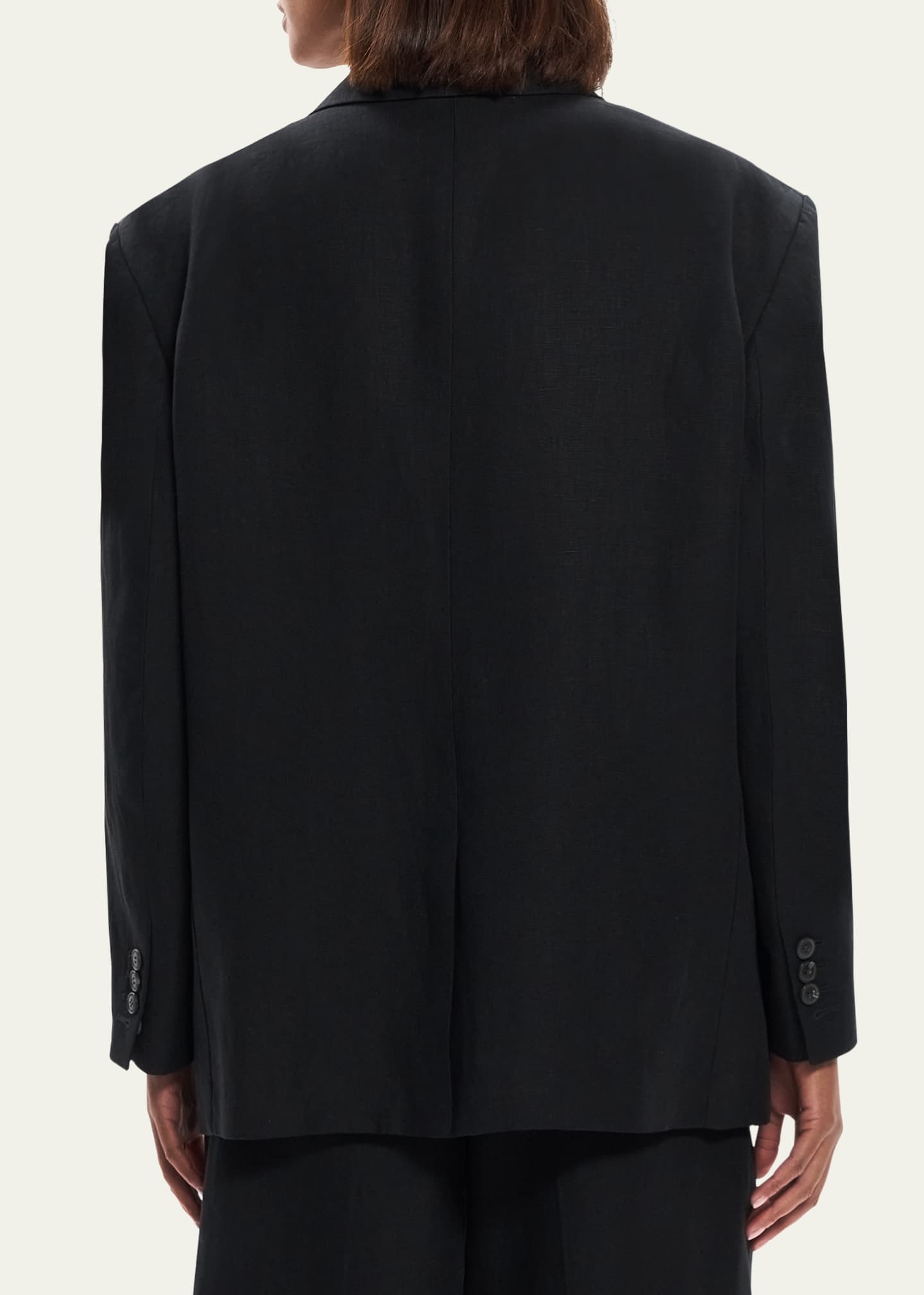 Theory Galena Boxy Oversized Linen Jacket Bergdorf Goodman