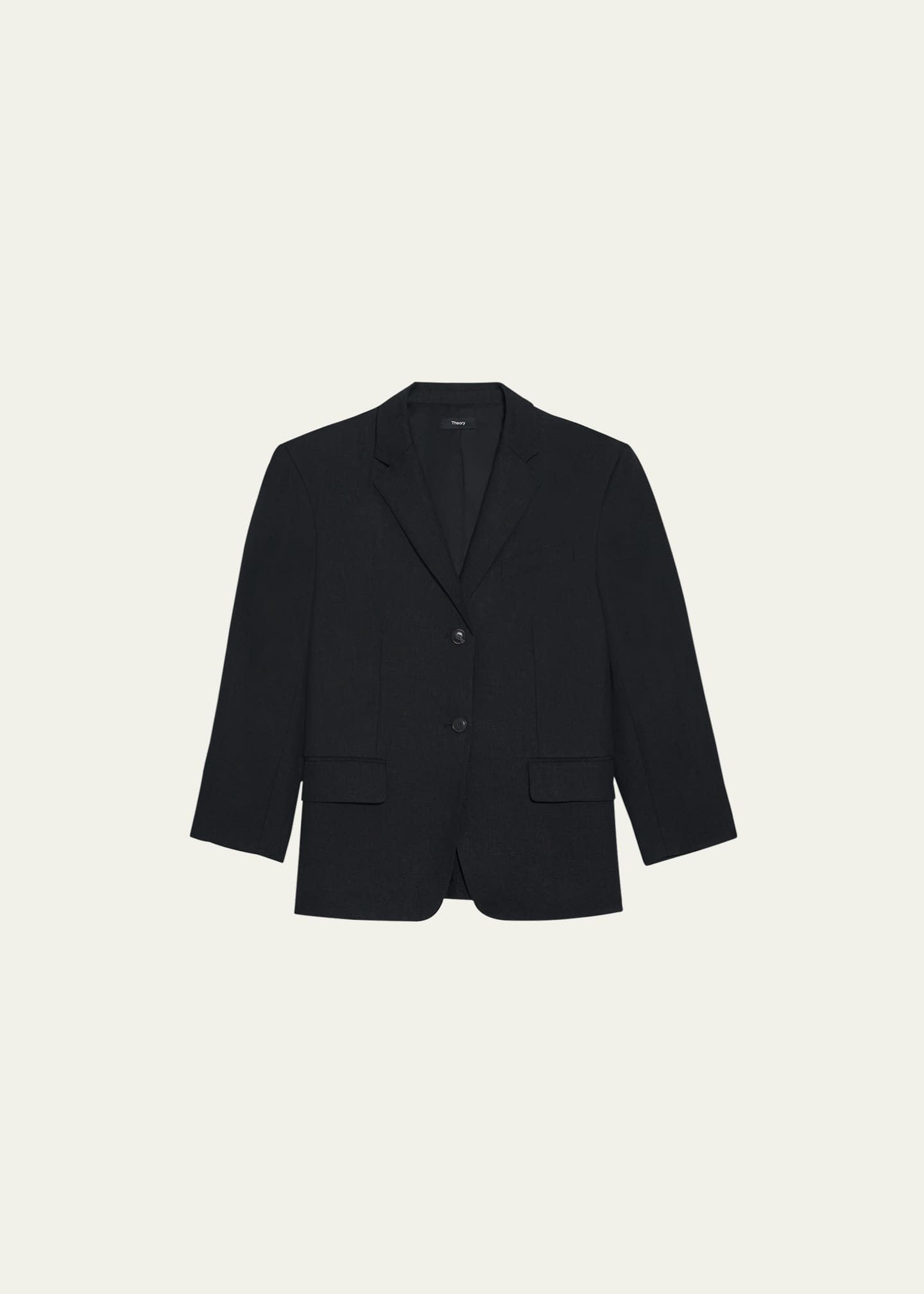 Theory white linen blazer hot sale