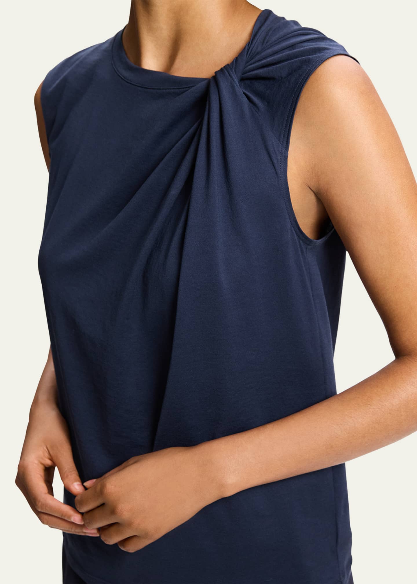 Theory Twisted Apex Pure Tank Top Image 5 of 5