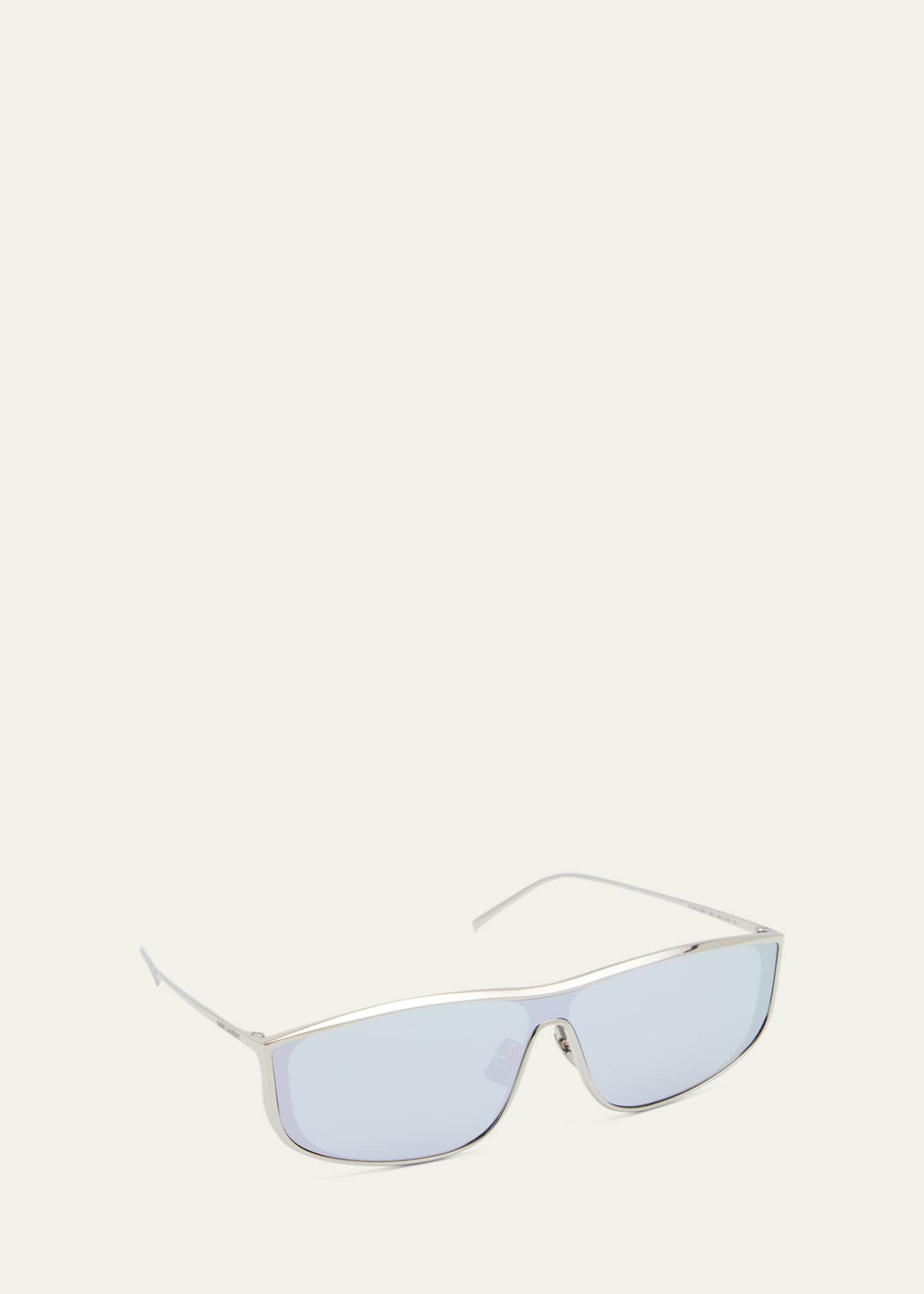 Saint Laurent Men's Sl 605 Metal Rectangle Sunglasses Image 3 of 5