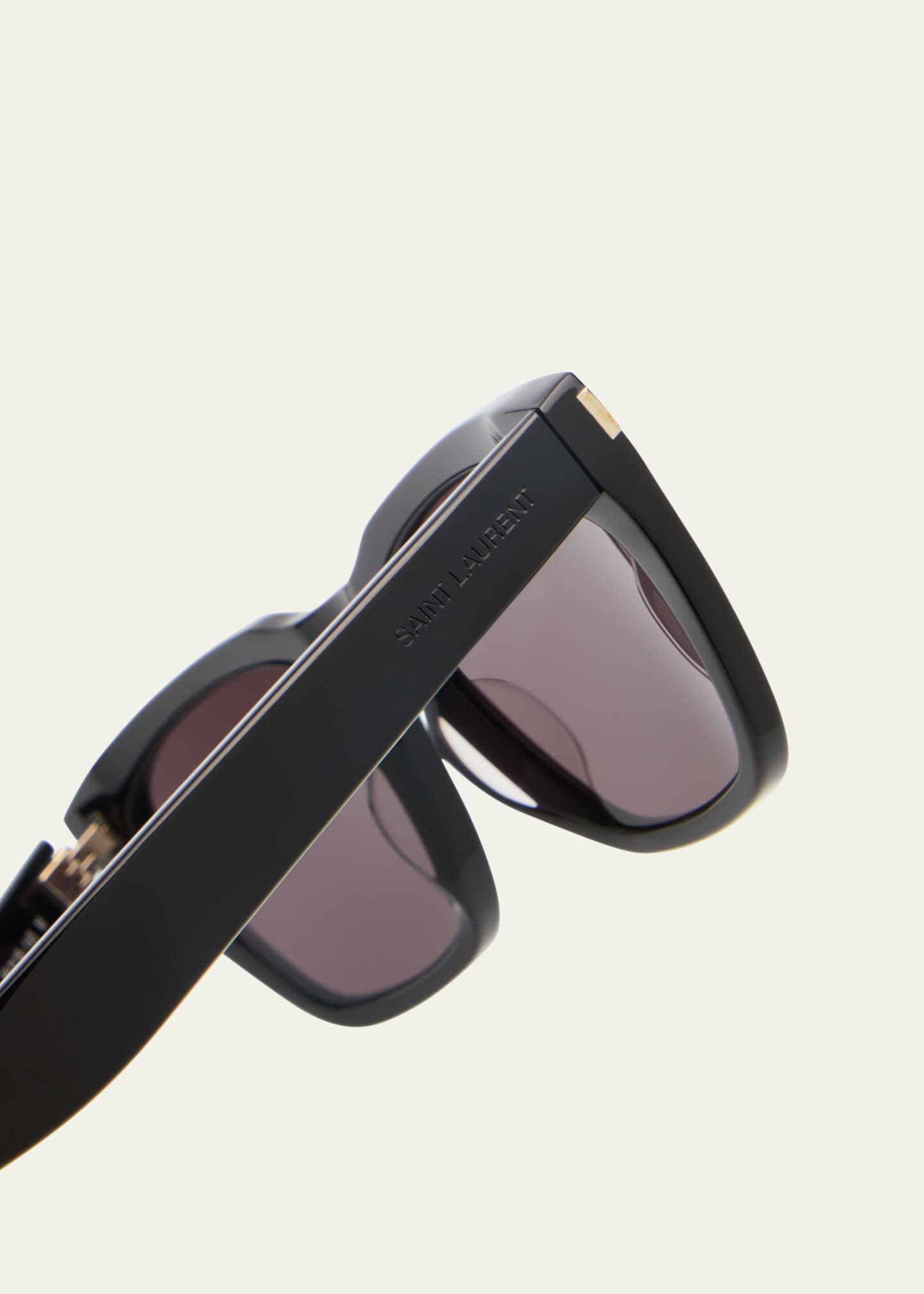 Saint Laurent Men's SL 5980 Acetate Rectangle Sunglasses Image 5 of 5