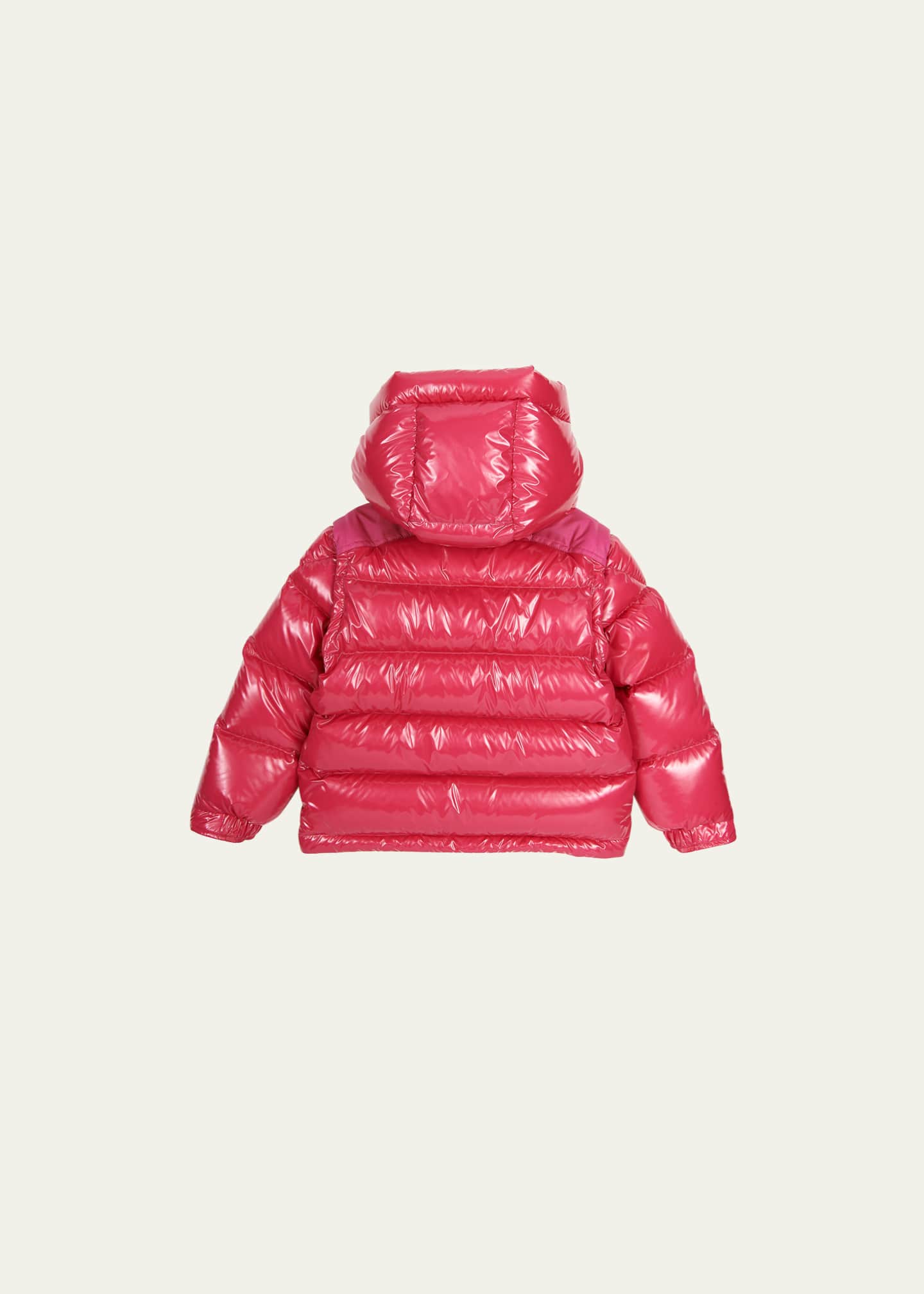 Red moncler jacket best sale kids