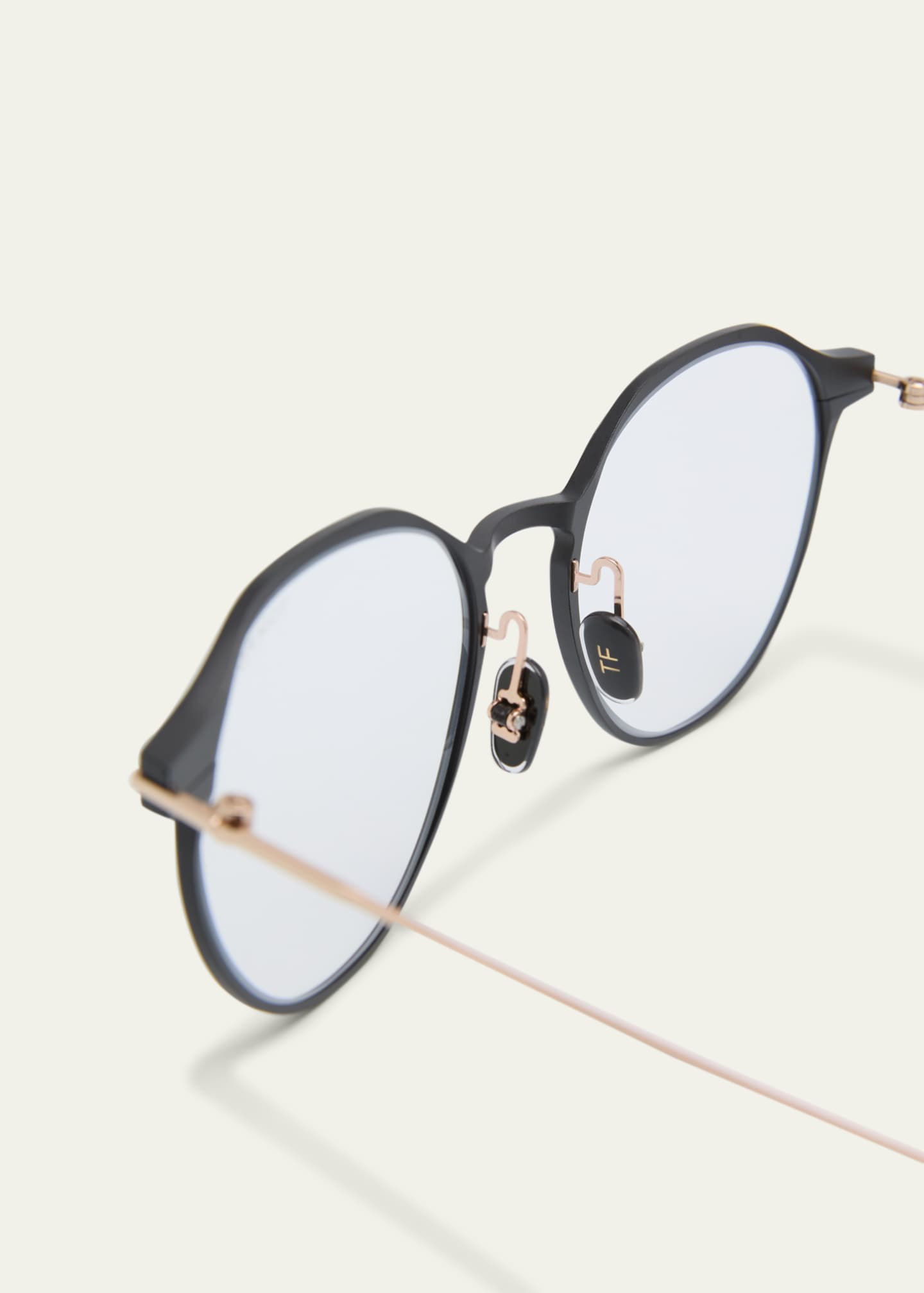 TOM FORD Men s T Hinge Metal Round Sunglasses Bergdorf Goodman