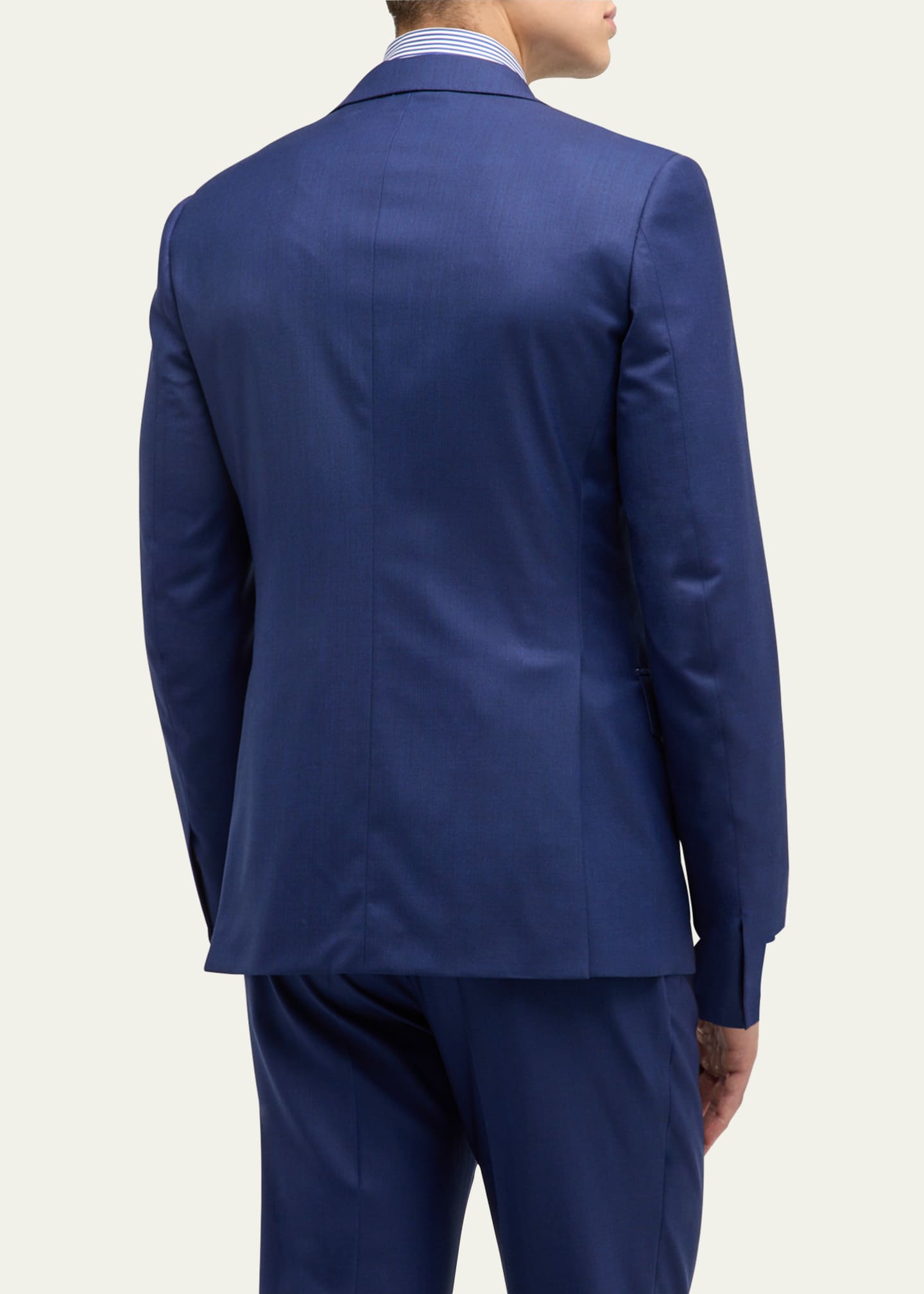 Brioni Men's Wool Sharkskin Suit - Bergdorf Goodman