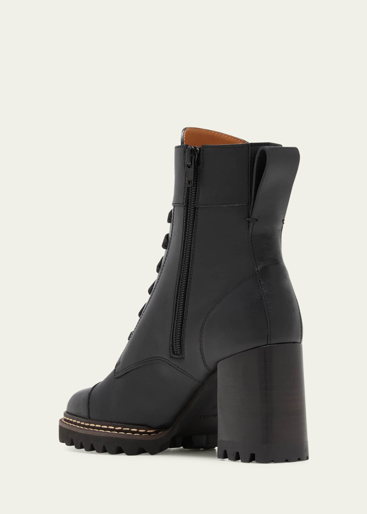 See by Chloe Mallory Buckle Combat Boots Bergdorf Goodman