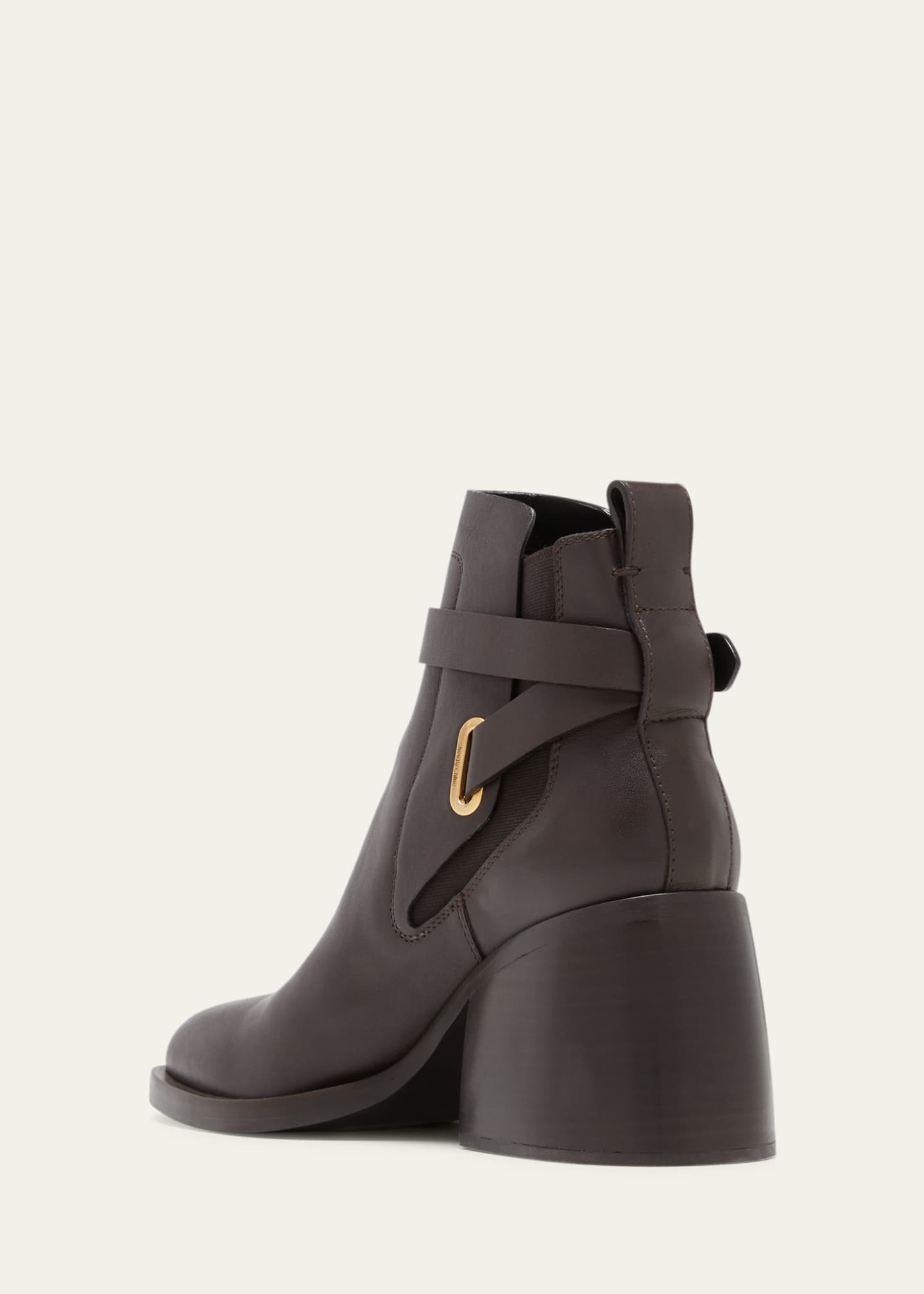 See by Chloe Averi Leather Buckle Ankle Boots - Bergdorf Goodman